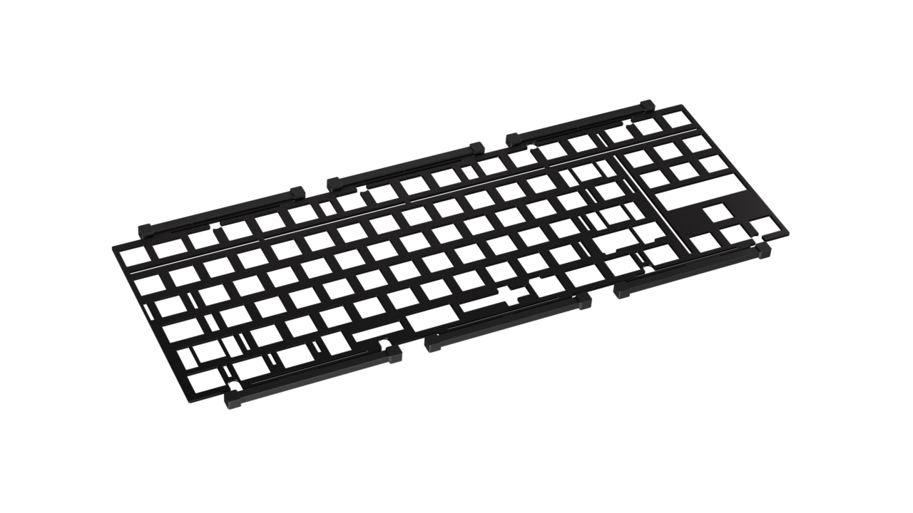 render of Keycult No. 3 Plate Ano Black