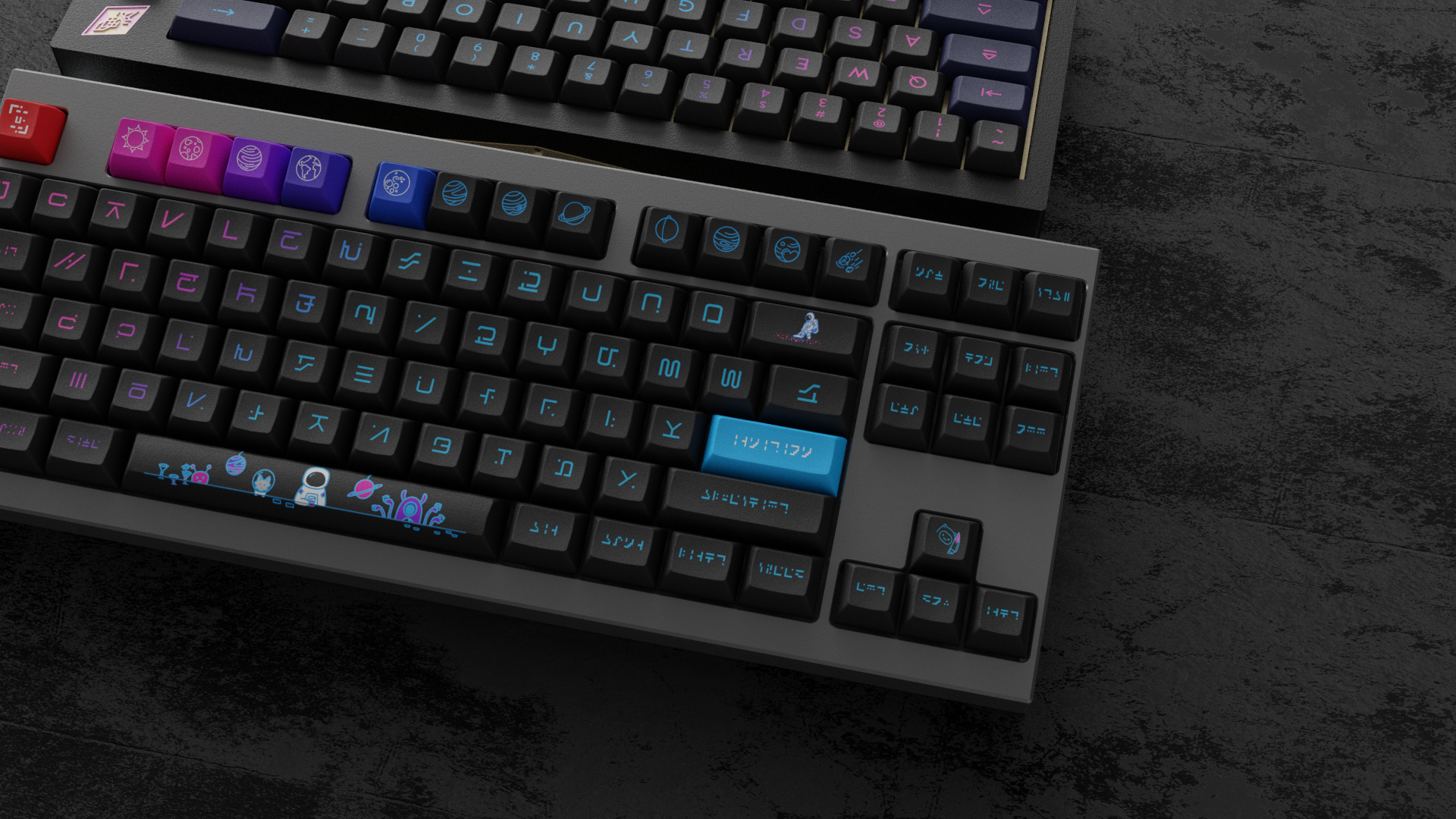 (In Stock) KAT Space Dust Keycaps