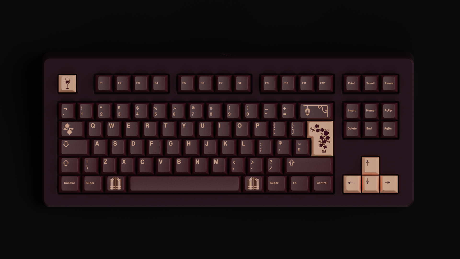 (In Stock) GMK Bordeaux Keycaps