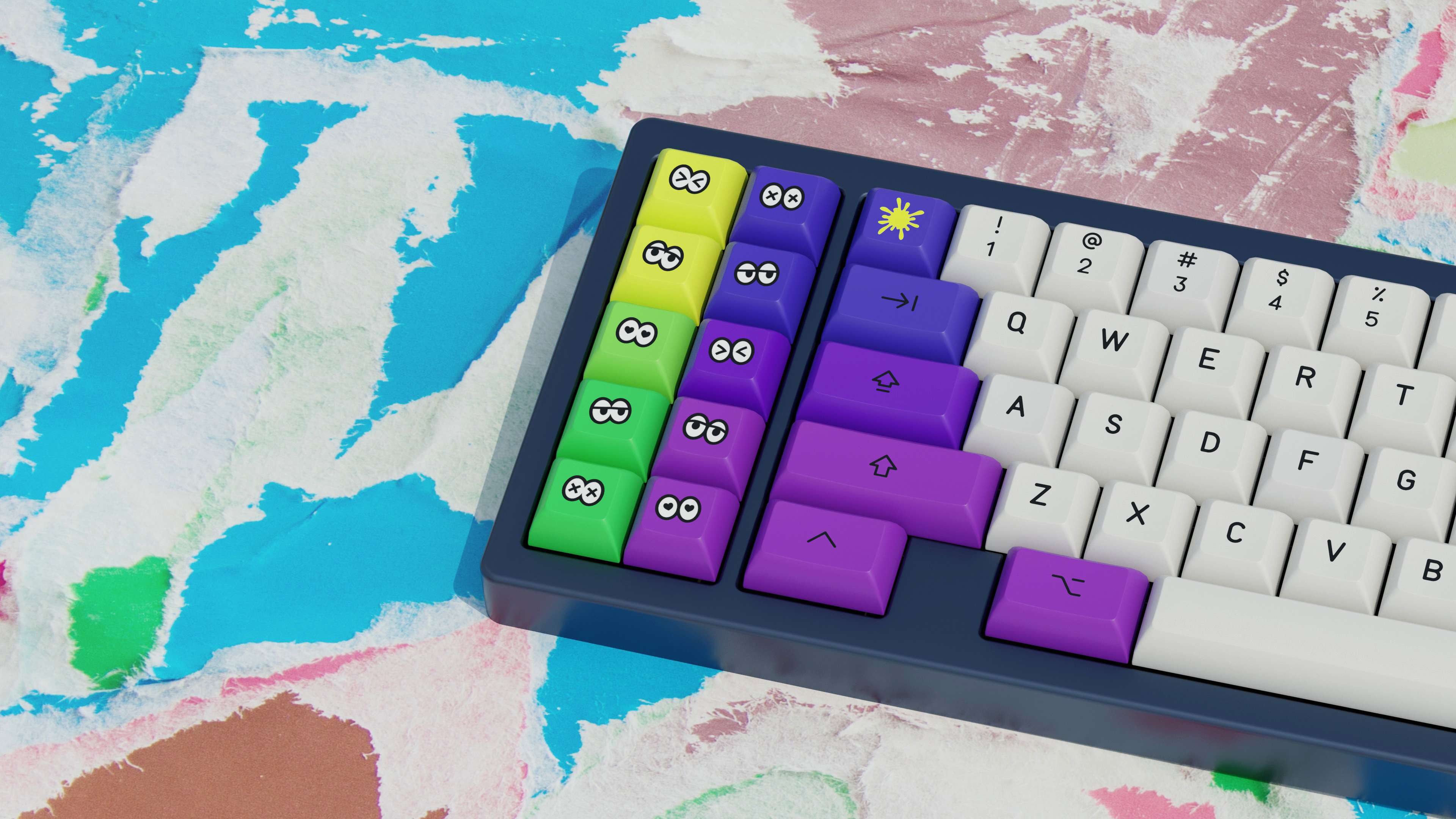 (Group Buy) KAM Soda Squid Keycaps