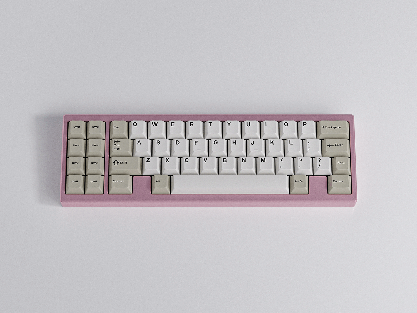 (In Stock) GMK Beige Addon + Extension