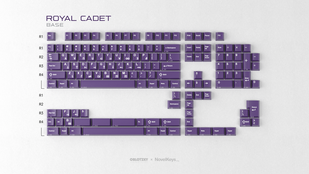 
                  
                    (In Stock) GMK CYL Royal Cadet
                  
                