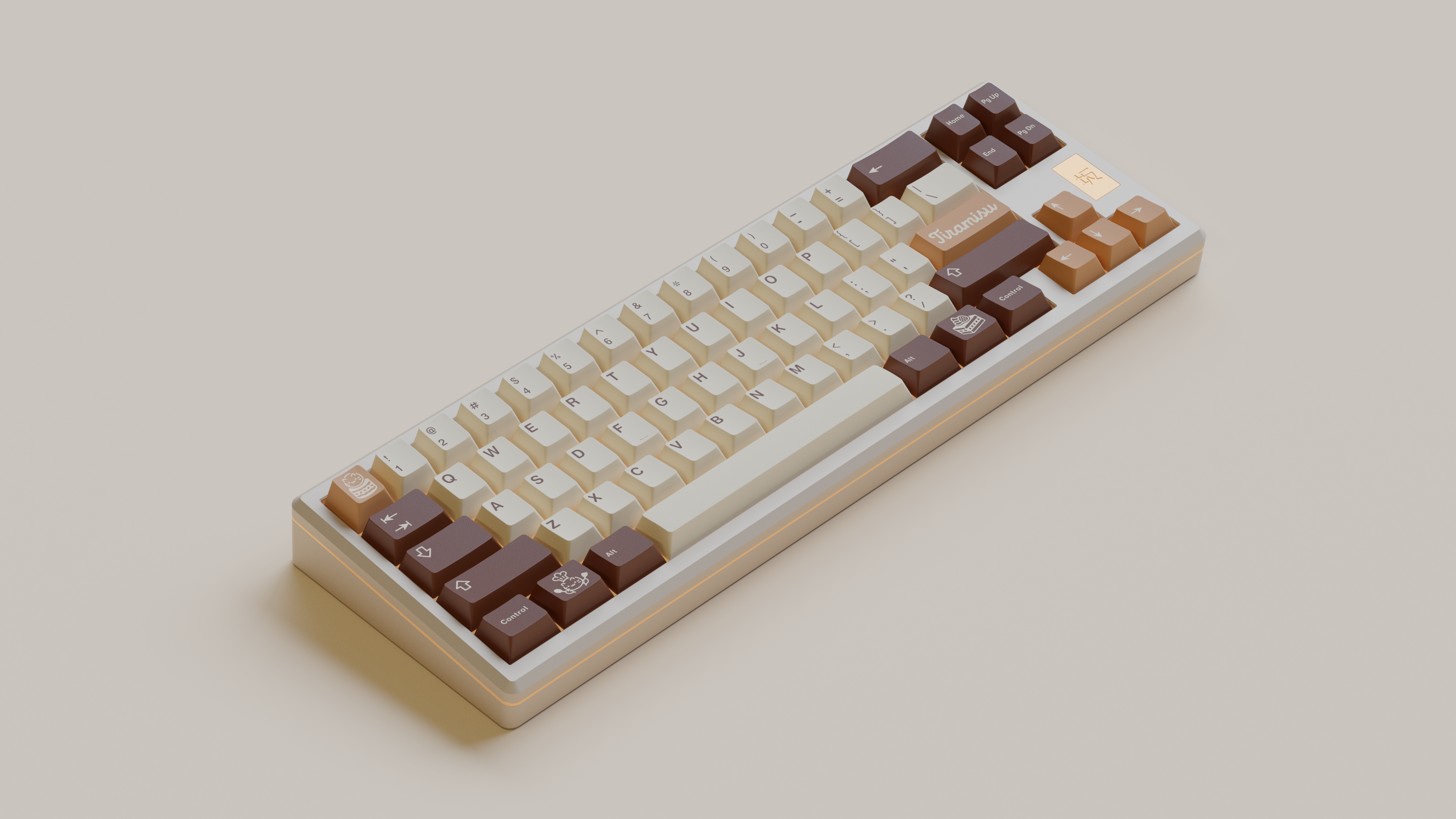 (In Stock) GMK Tiramisu Keycaps