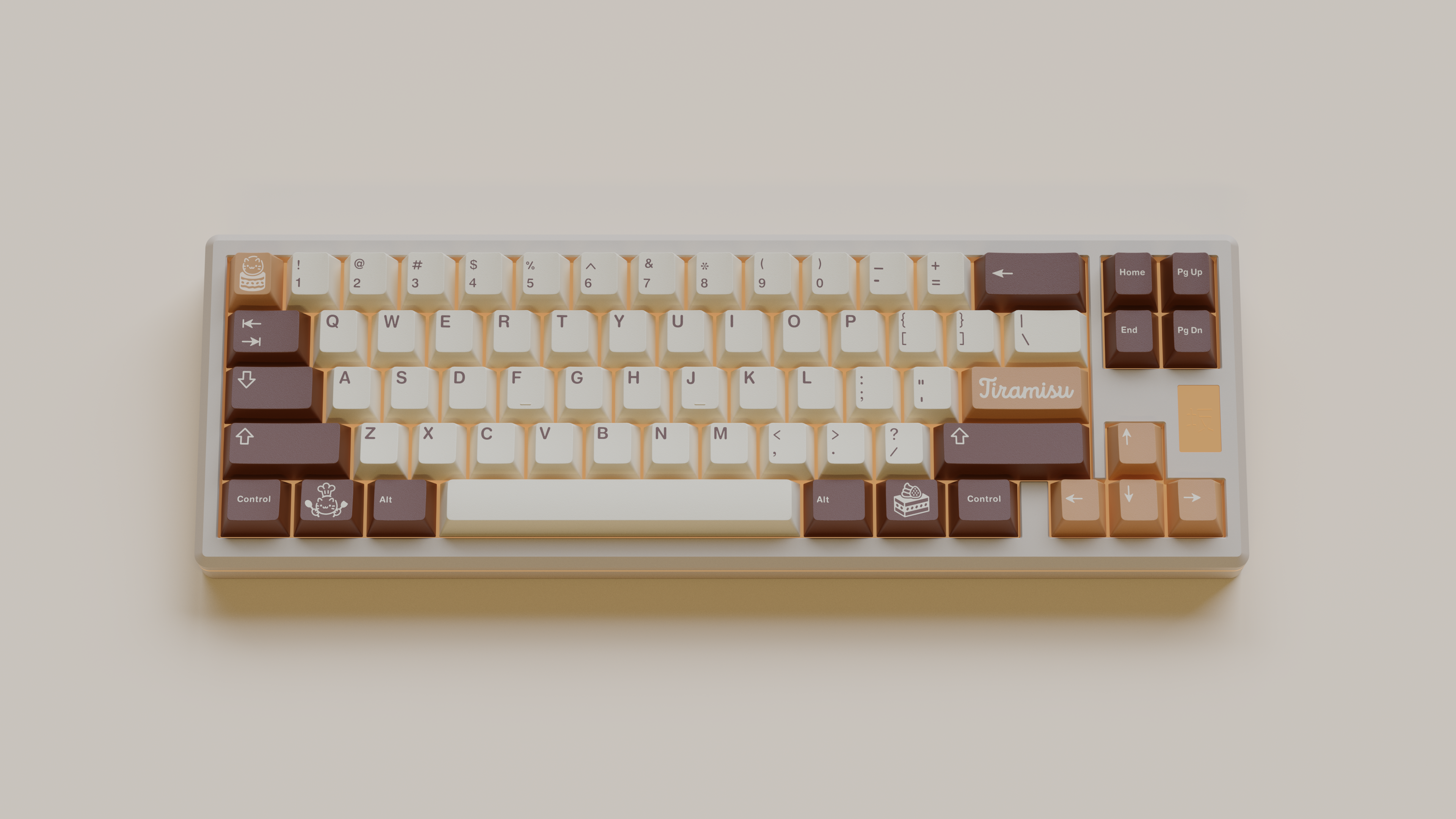 (In Stock) GMK Tiramisu Keycaps