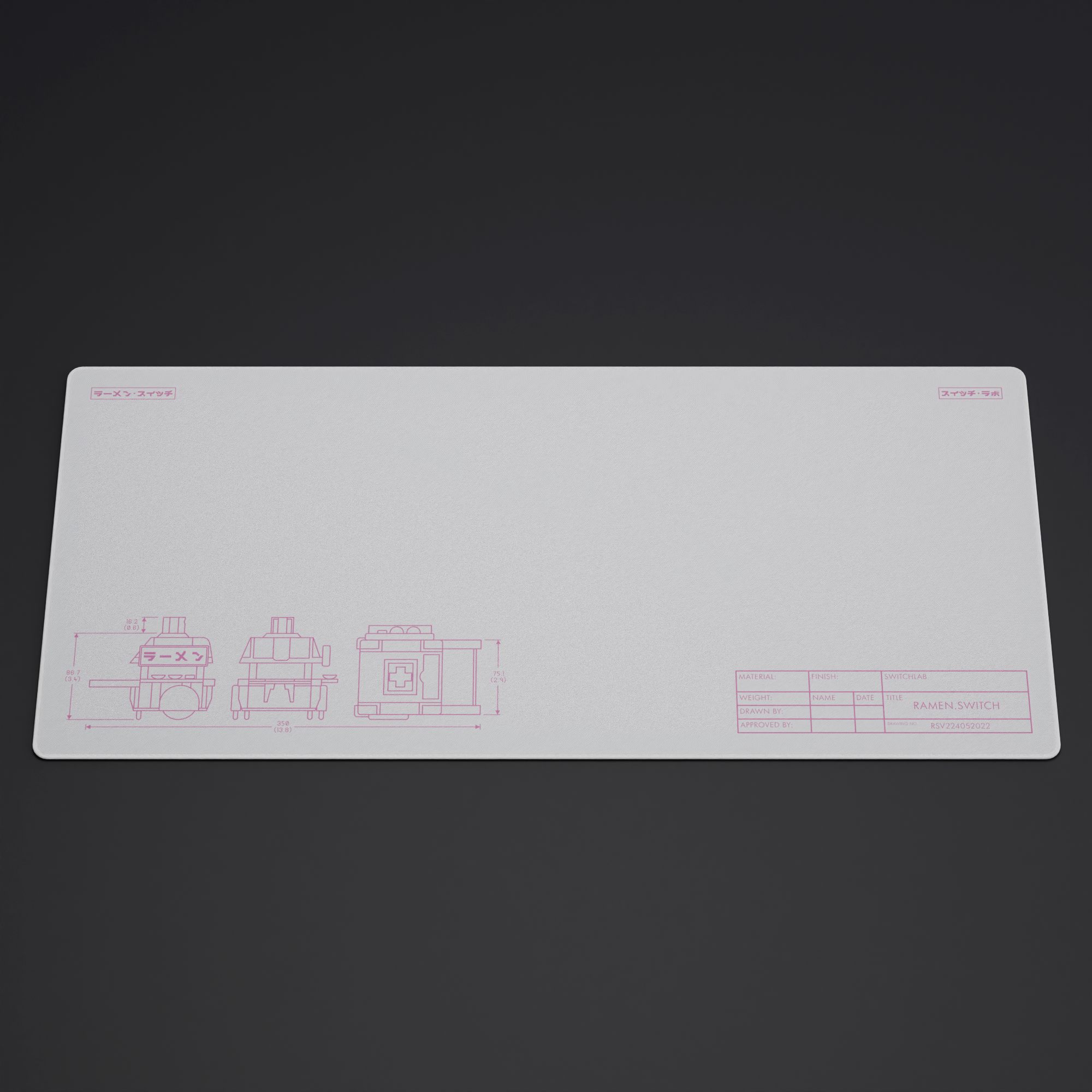 (In Stock) Ramen.Switch V2 Deskmat