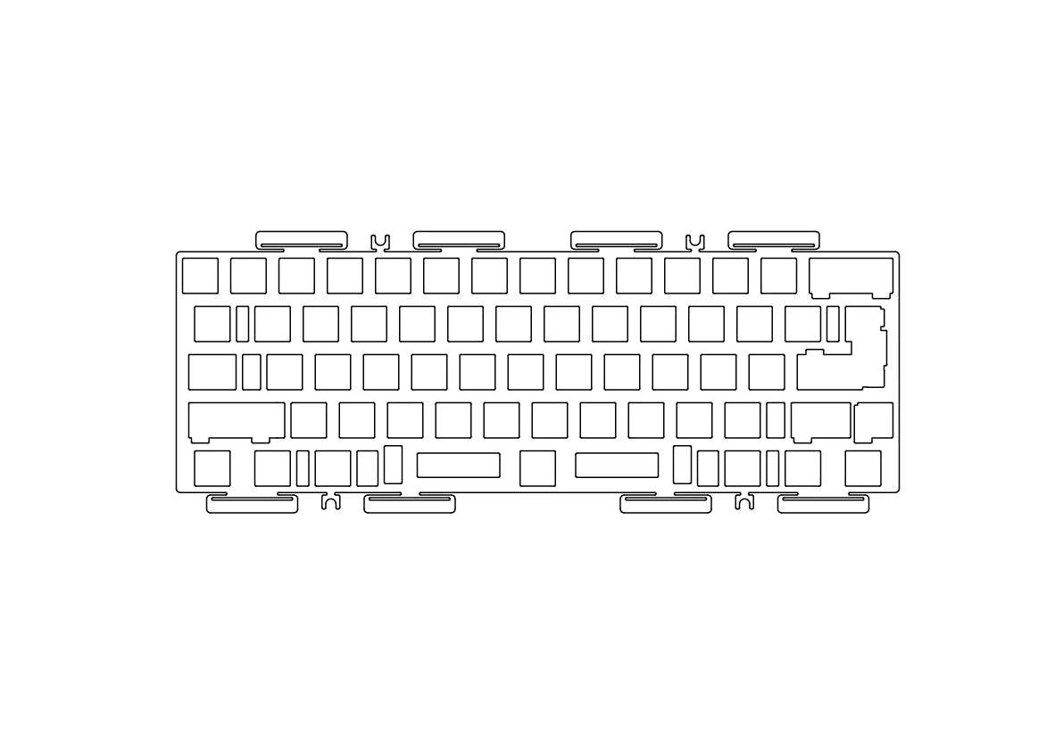 (Group Buy) Schema M60 Keyboard Kit Addons