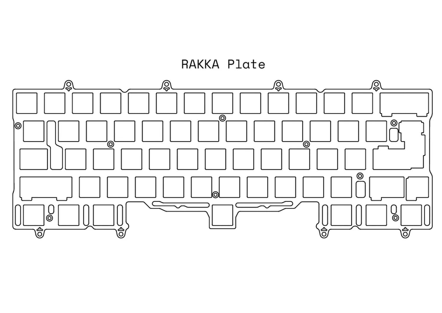 (Group Buy) Gehirn60 Keyboard Kit Addons