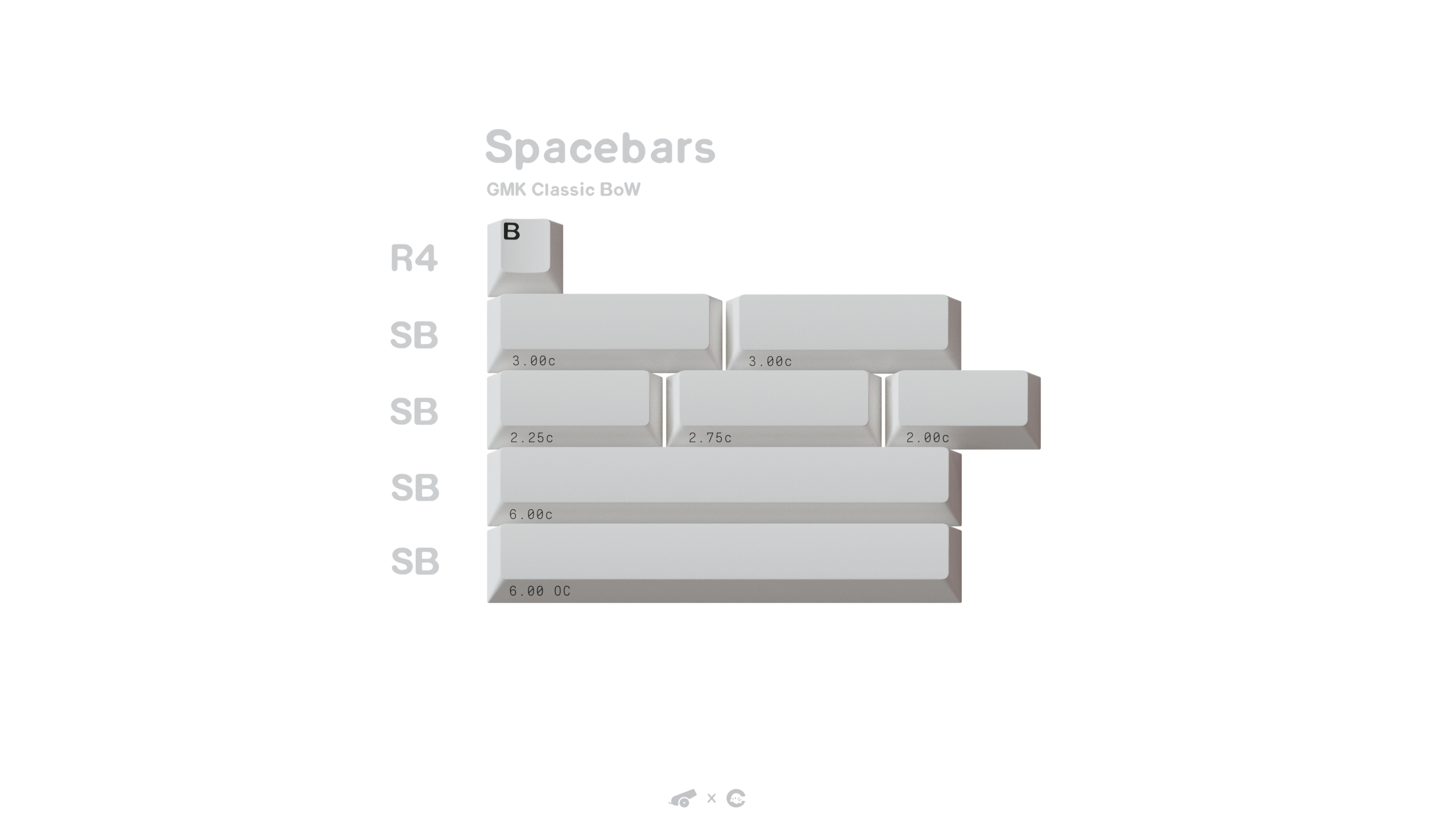 (In Stock) GMK Classic BoW Keyset