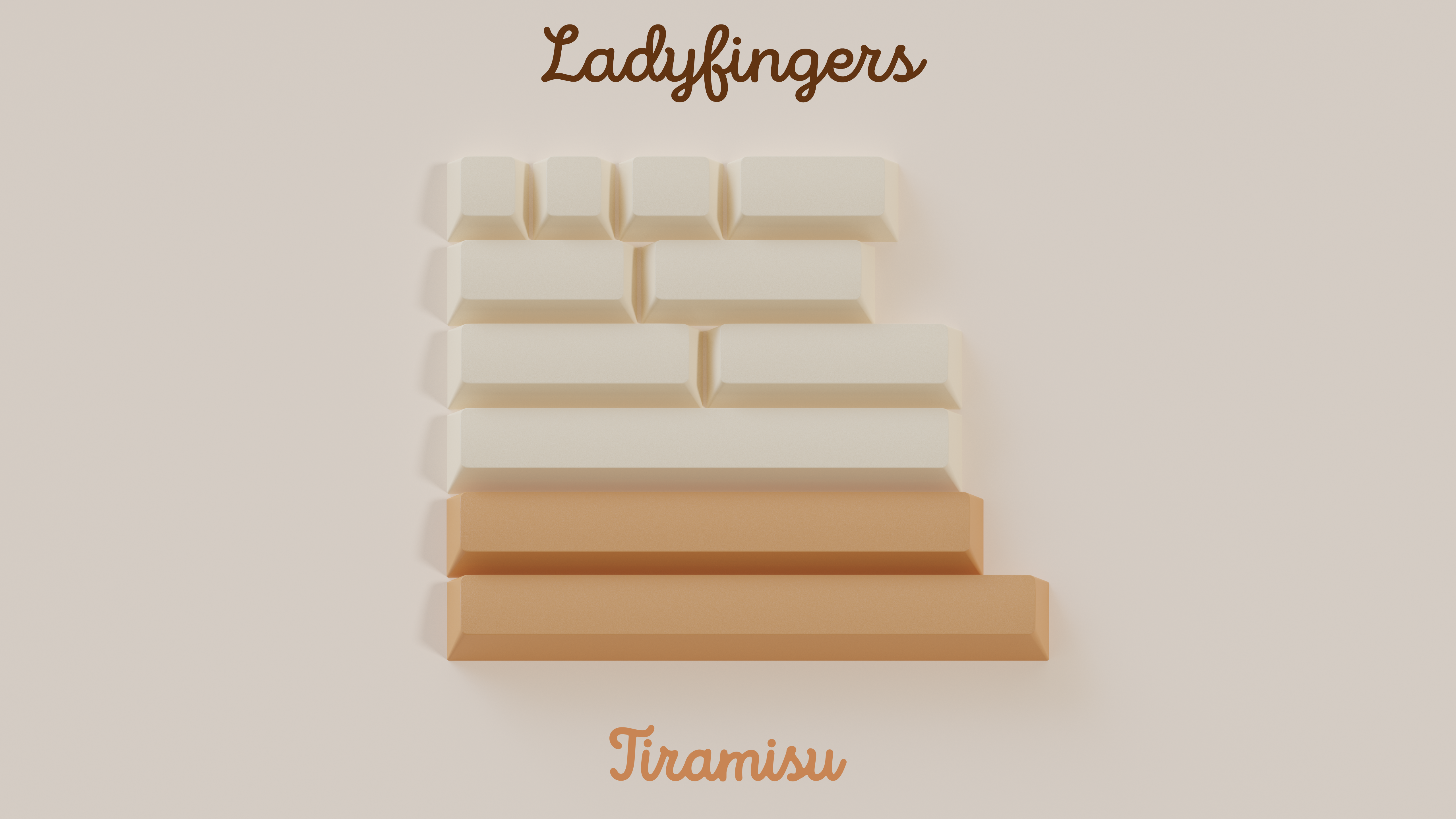 (In Stock) GMK Tiramisu Keycaps