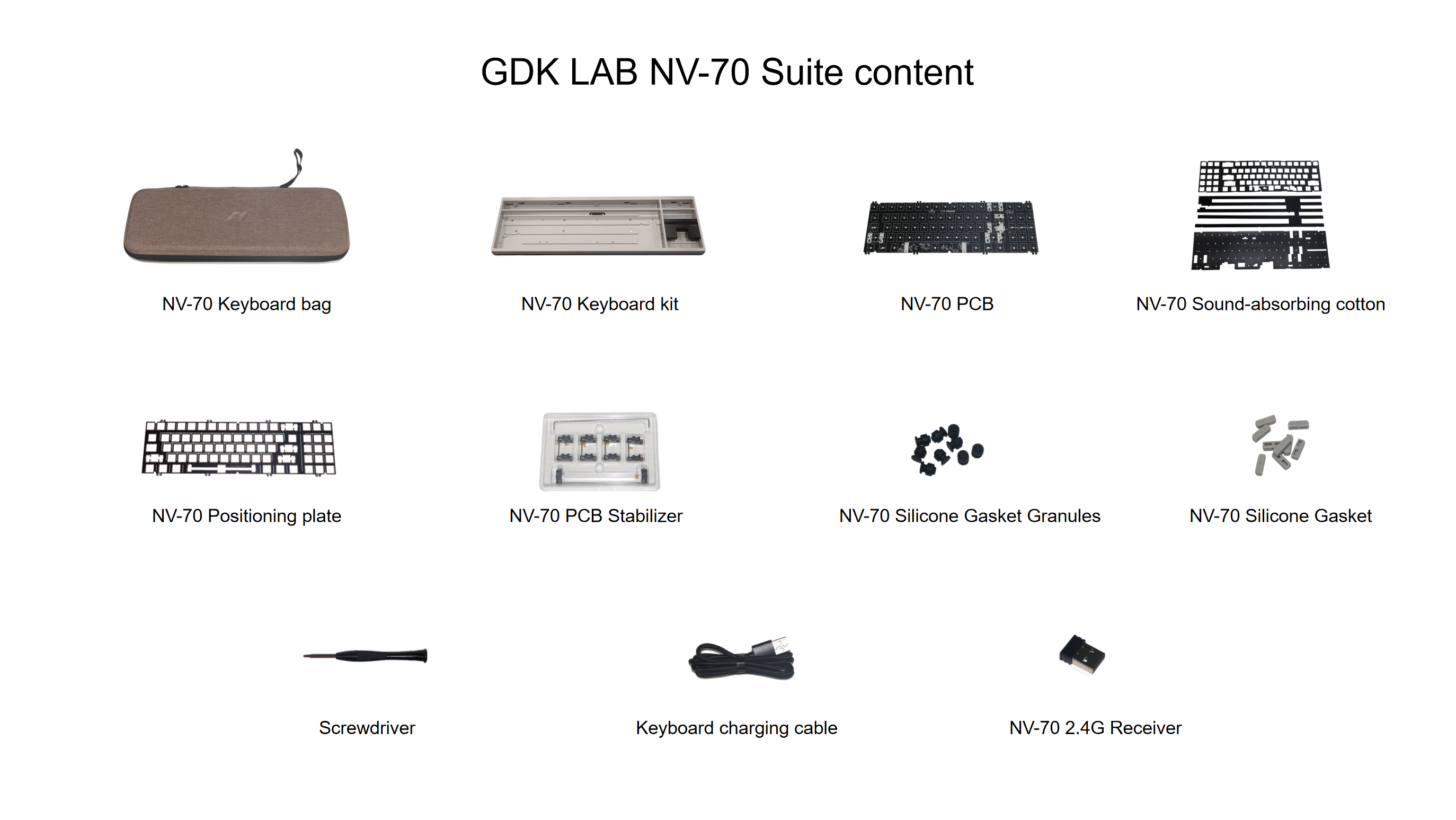 (Group Buy) GDK Lab NV-70 Keyboard Kit
