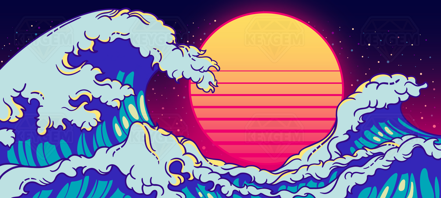 
                  
                    (Group Buy) The Great Retro Wave Deskmat
                  
                