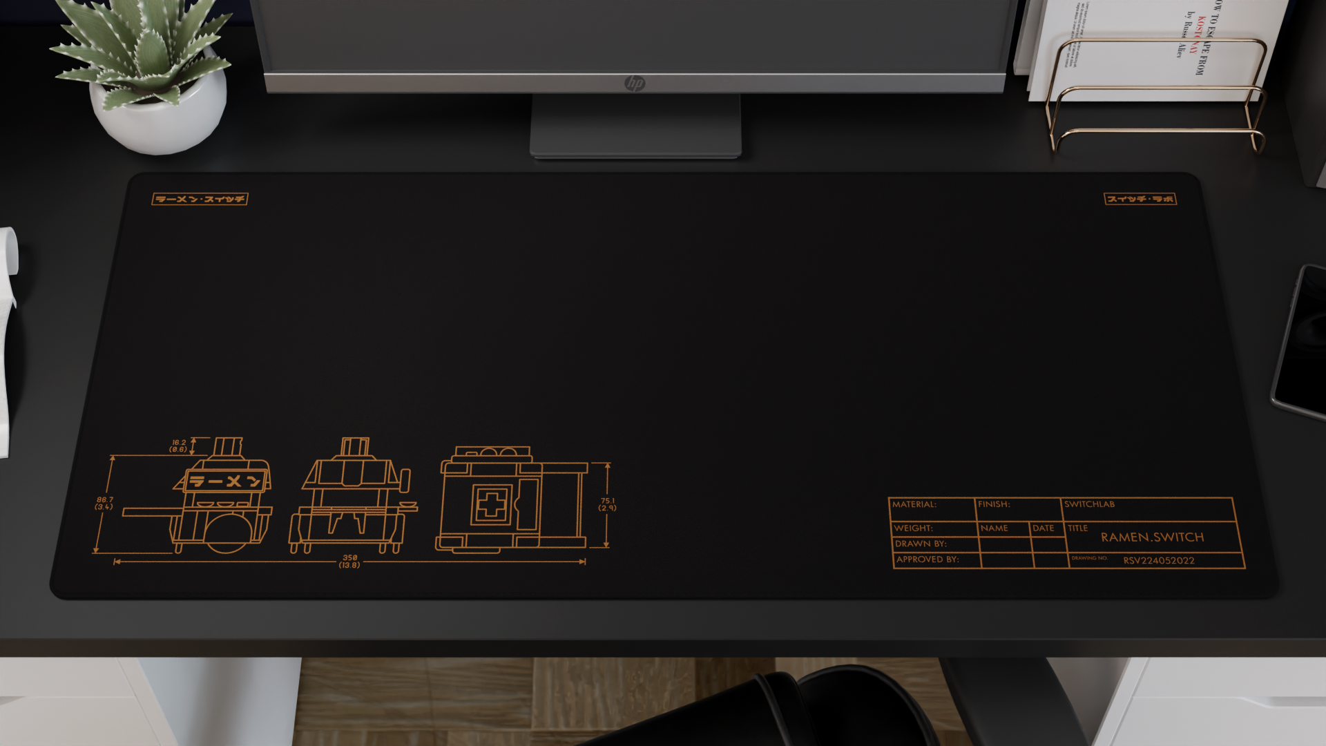 (In Stock) Ramen.Switch V2 Deskmat