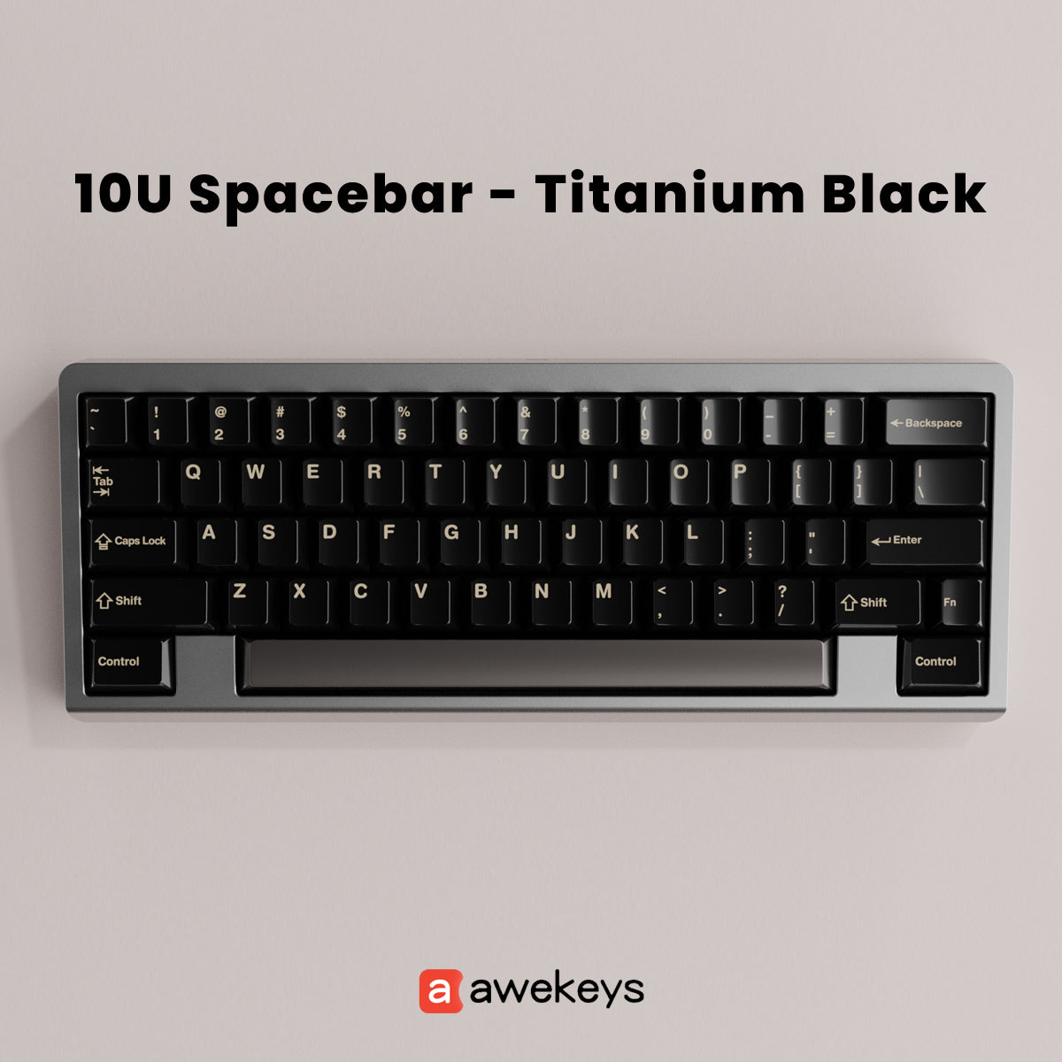 (Group Buy) Awekeys 10U Full Metal Spacebar