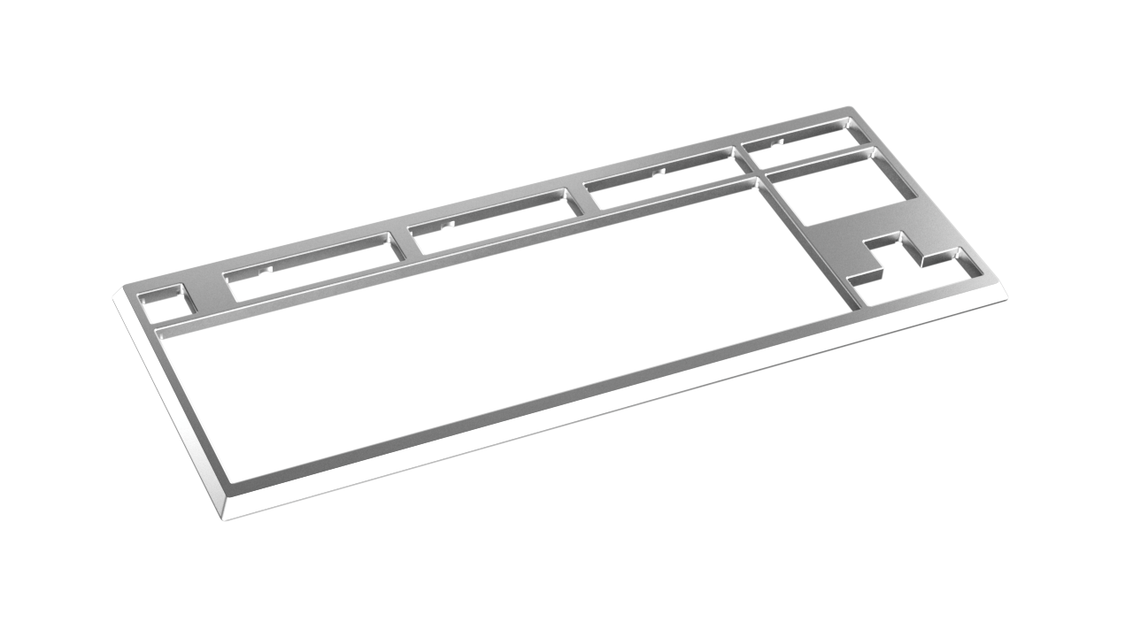 render of Keycult No. 3 Top Ano Silver WK