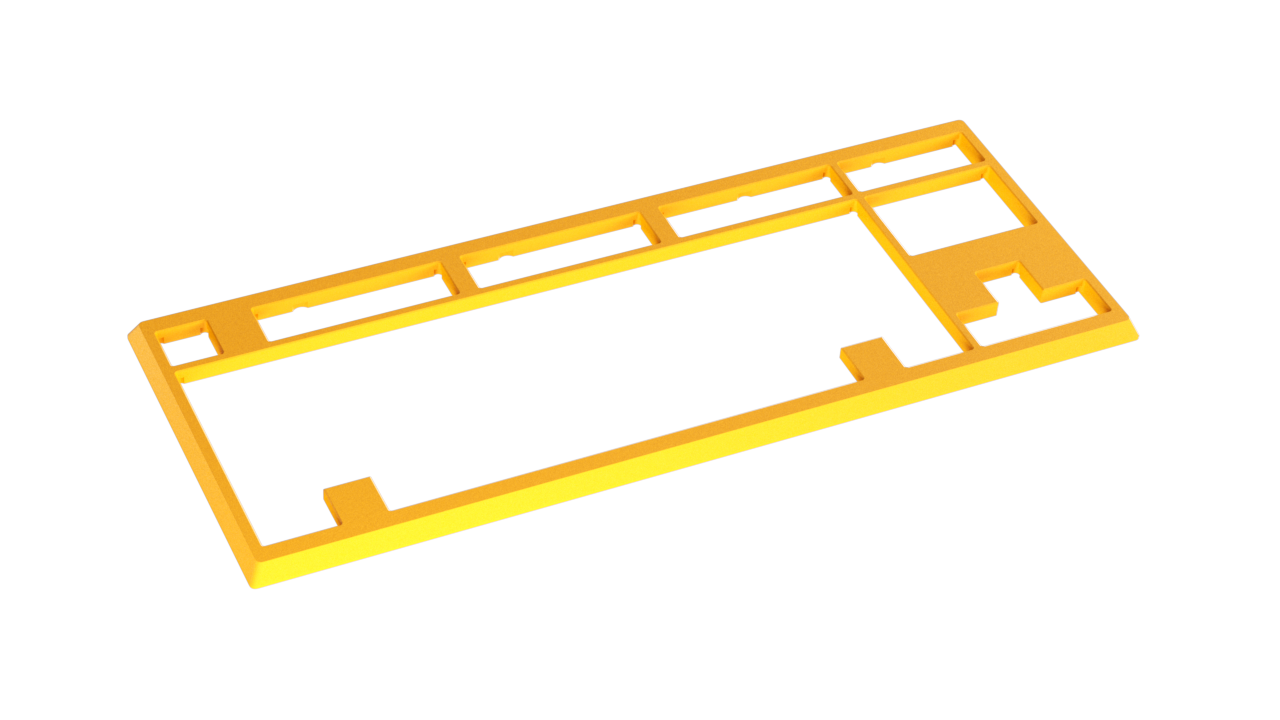 render of Keycult No. 3 Top Coated Yellow WKL