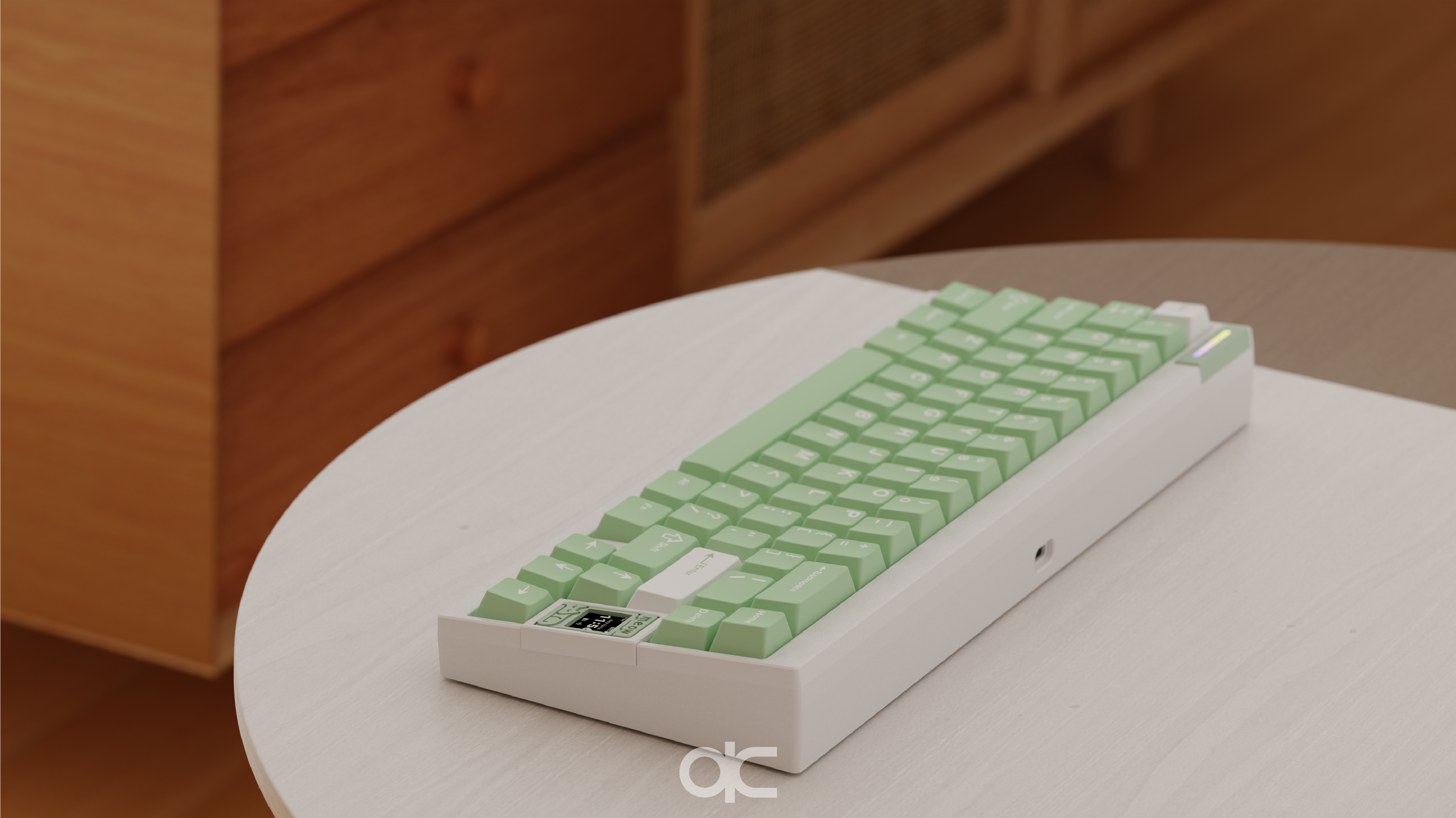 (Group Buy) QK65v2 Keyboard Kit Mixed Finish Case