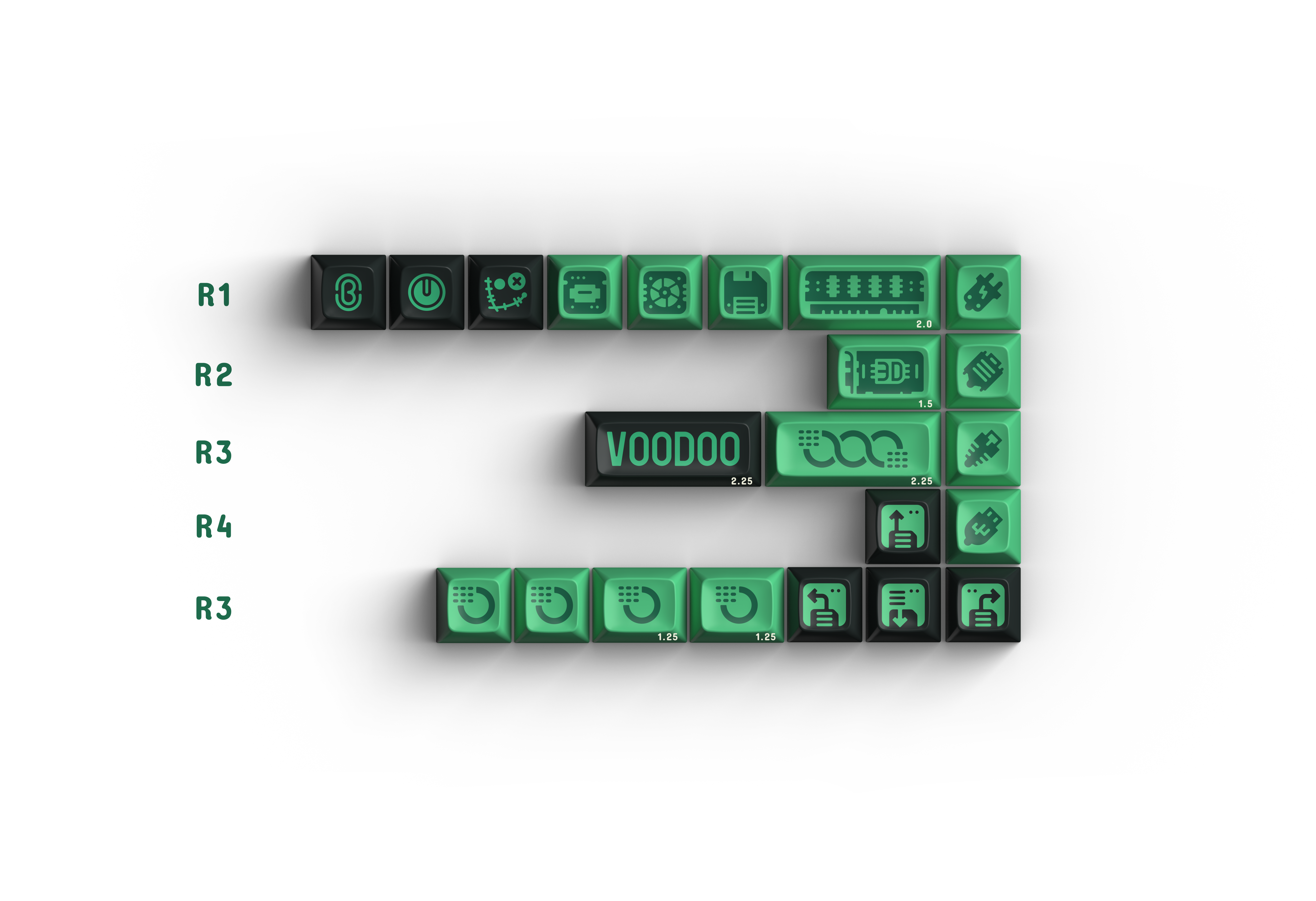 (In Stock) MG Voodoo Keyset