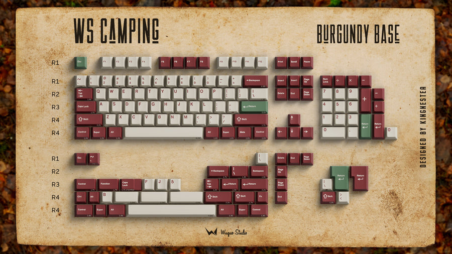 (In Stock) WS Camping PBT Keycaps