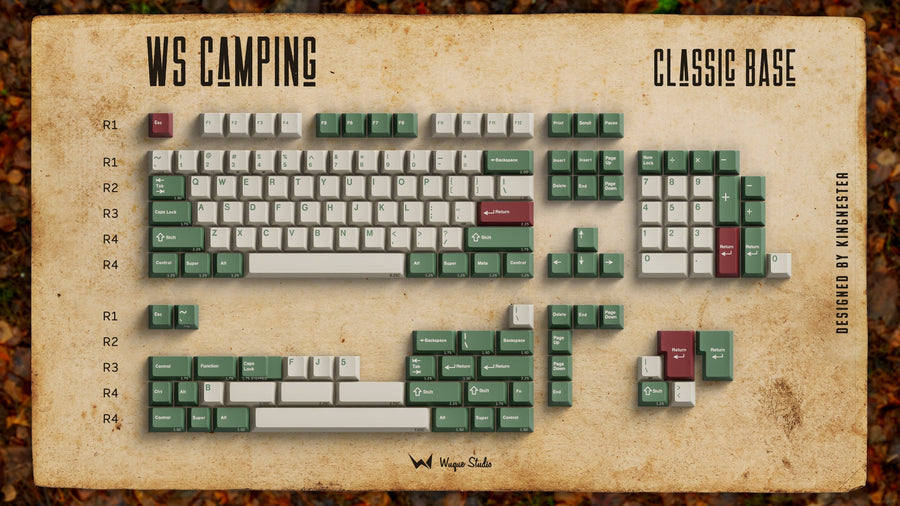 (In Stock) WS Camping PBT Keycaps