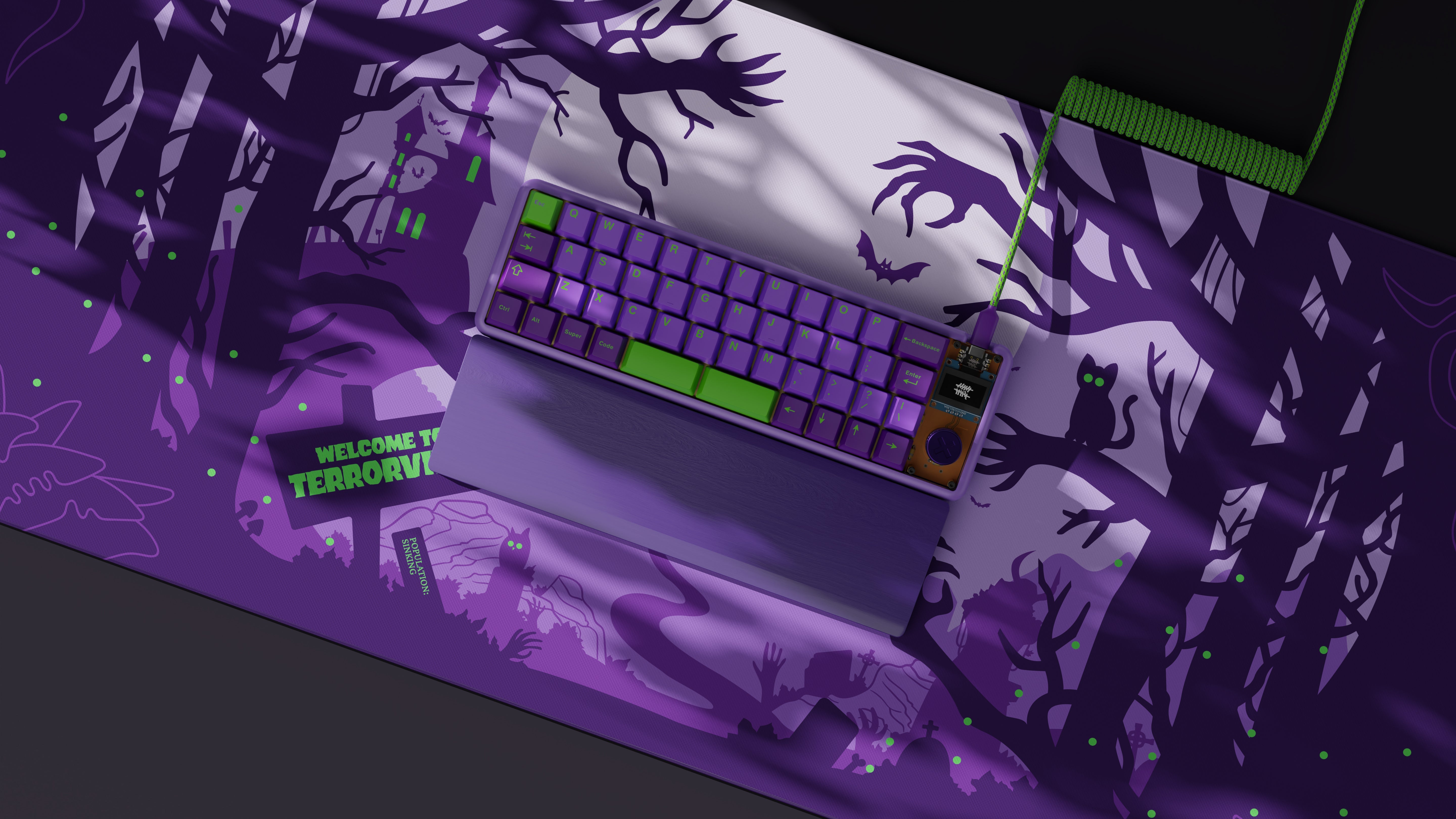 (In Stock) GMK Terror Deskmats