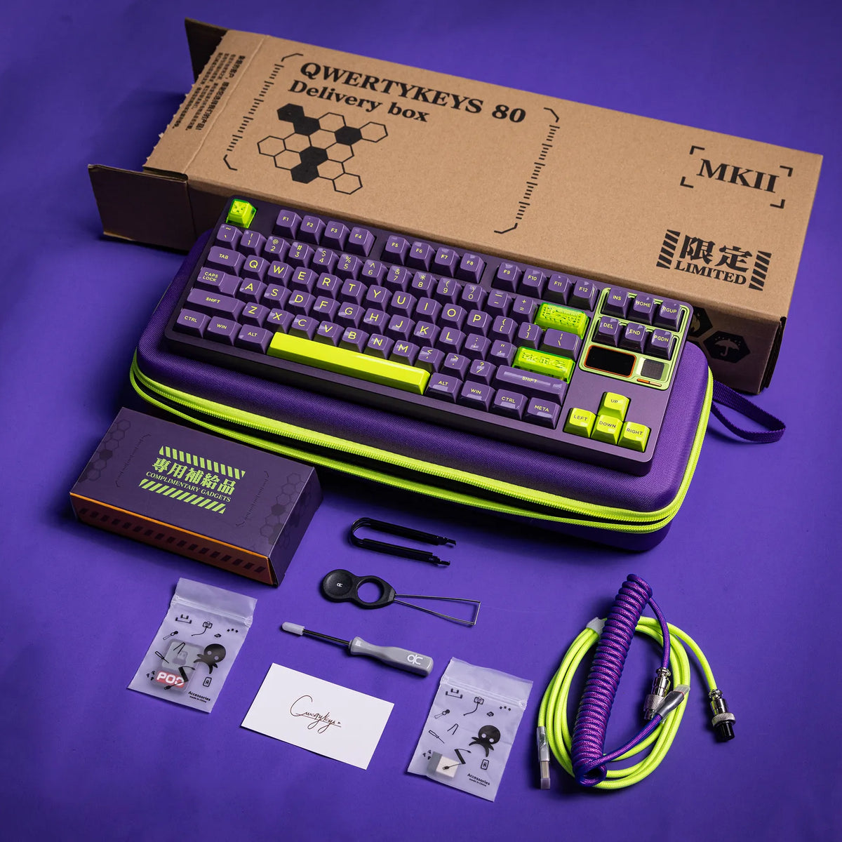 QWERTYKEYS QK80 組み立て済み 自作キーボード abb39dca-3231-4c40-88e6-