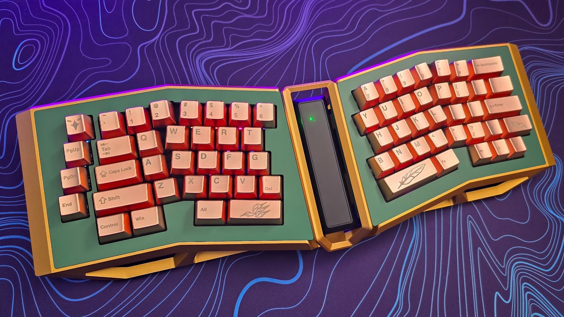 (In Stock) Awekeys Copper Eagle Full Metal Keycap Set