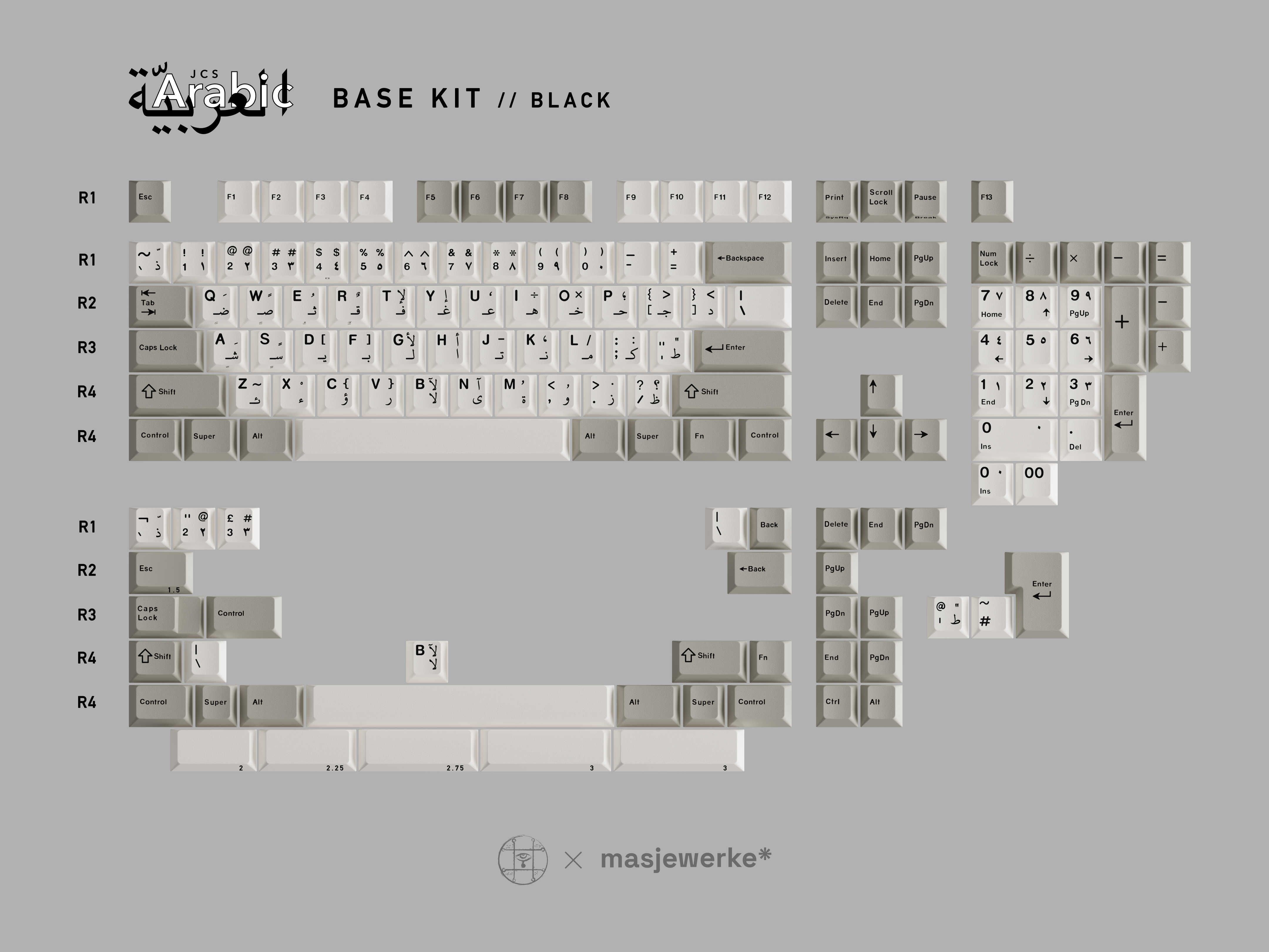 (In Stock) JCS Arabic Keyset