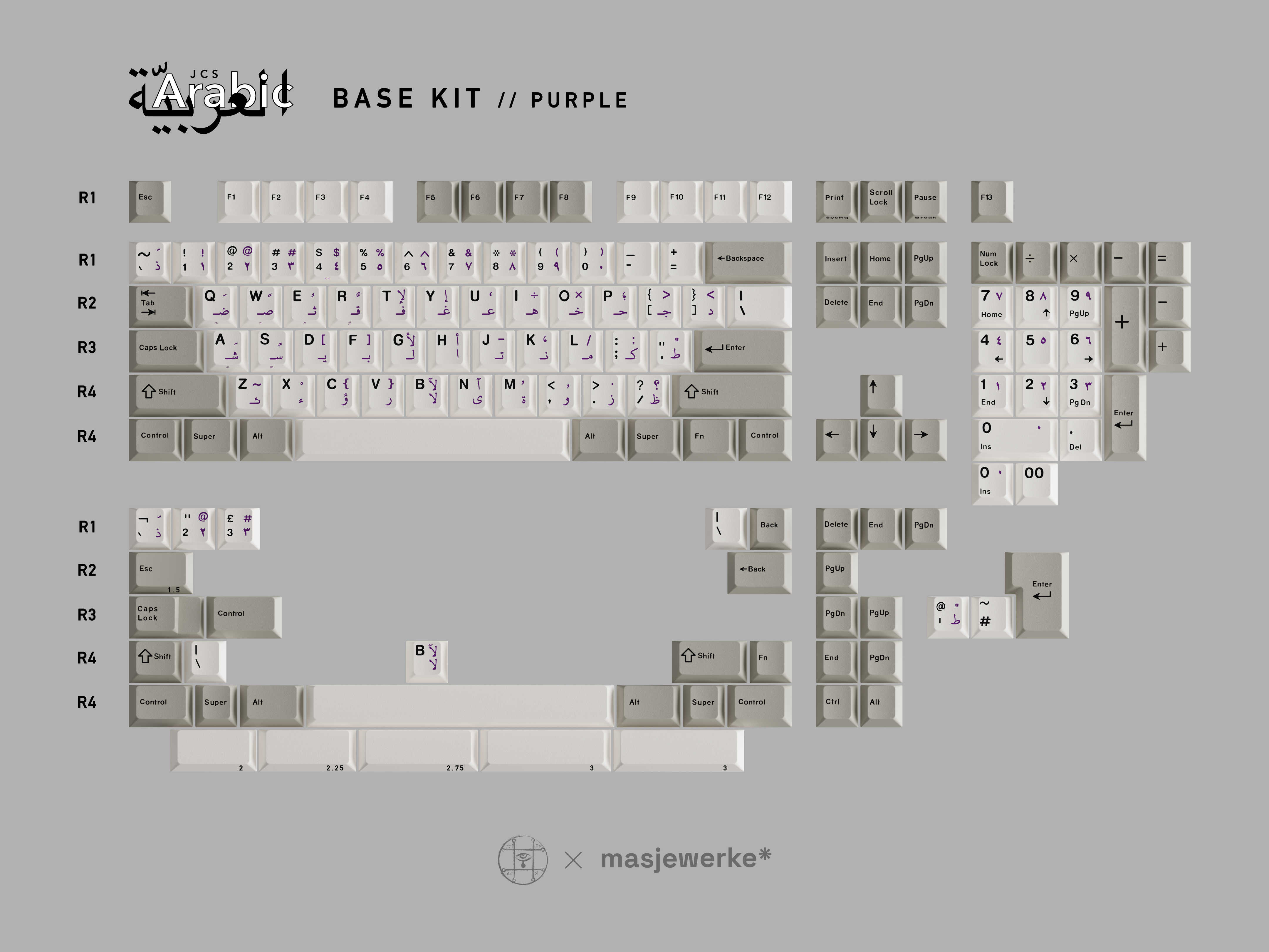 (In Stock) JCS Arabic Keyset