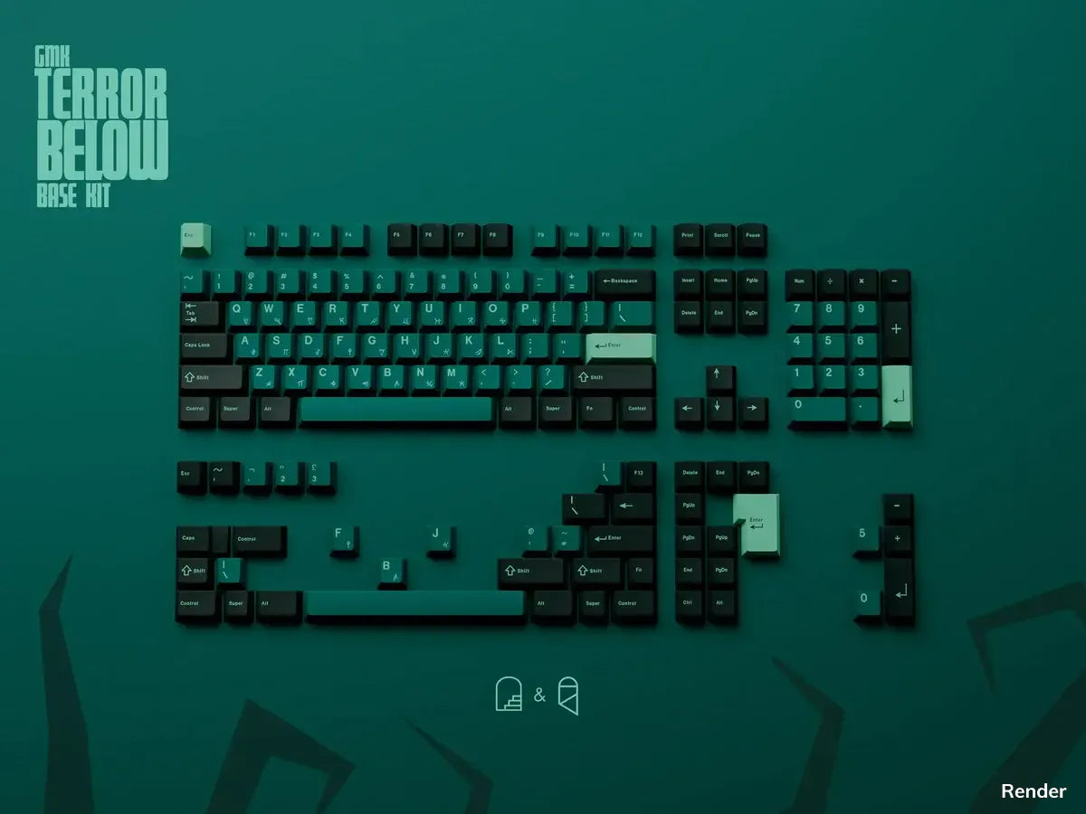 (Protozoa) GMK Terror Below Keycaps