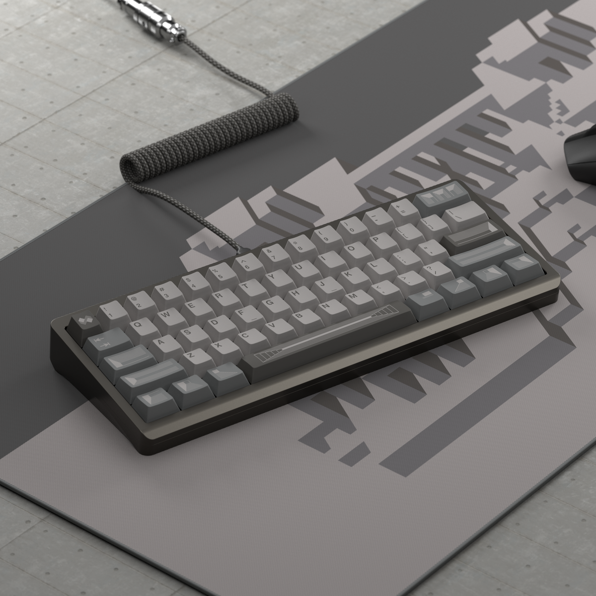 In Stock) ePBT Brutalist Keycaps