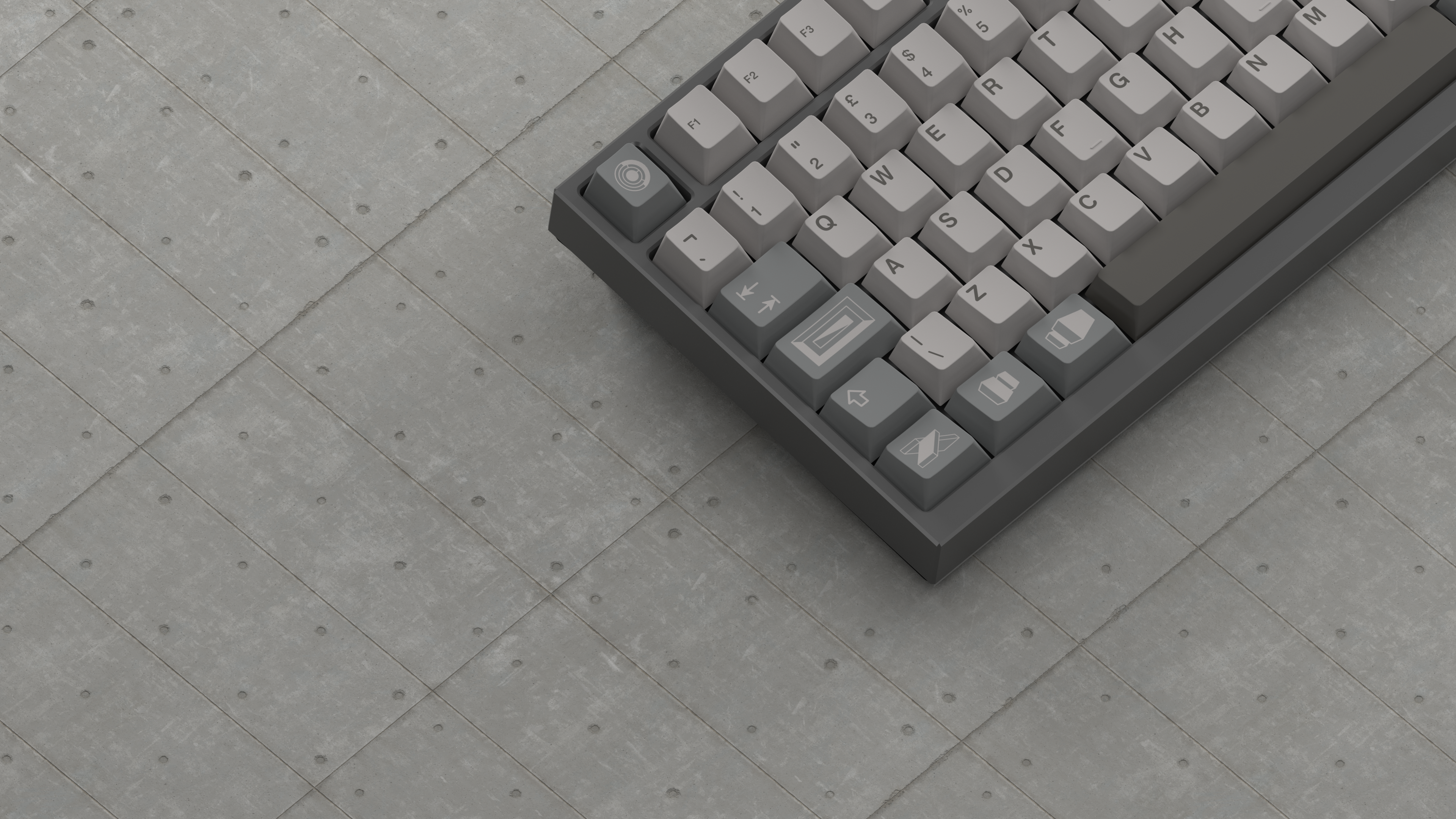 (In Stock) ePBT Brutalist Keycaps