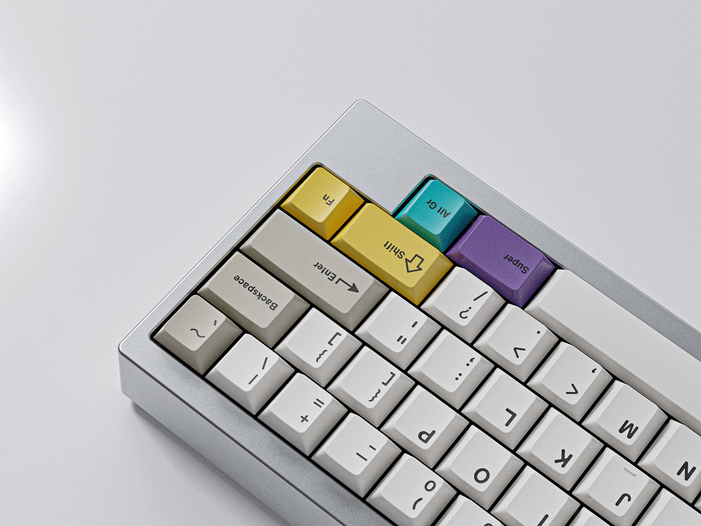 (In Stock) GMK Beige Addon + Extension