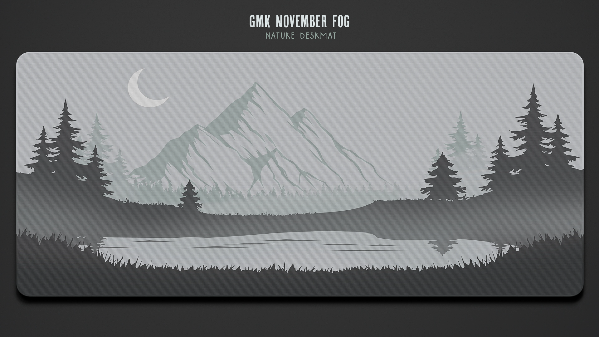 (In Stock) GMK November Fog Deskmats