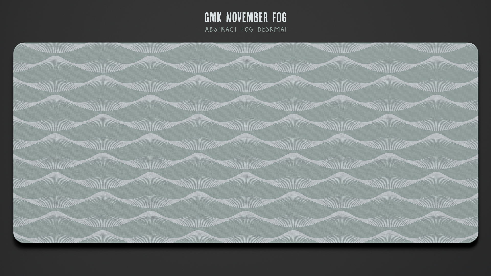 (In Stock) GMK November Fog Deskmats