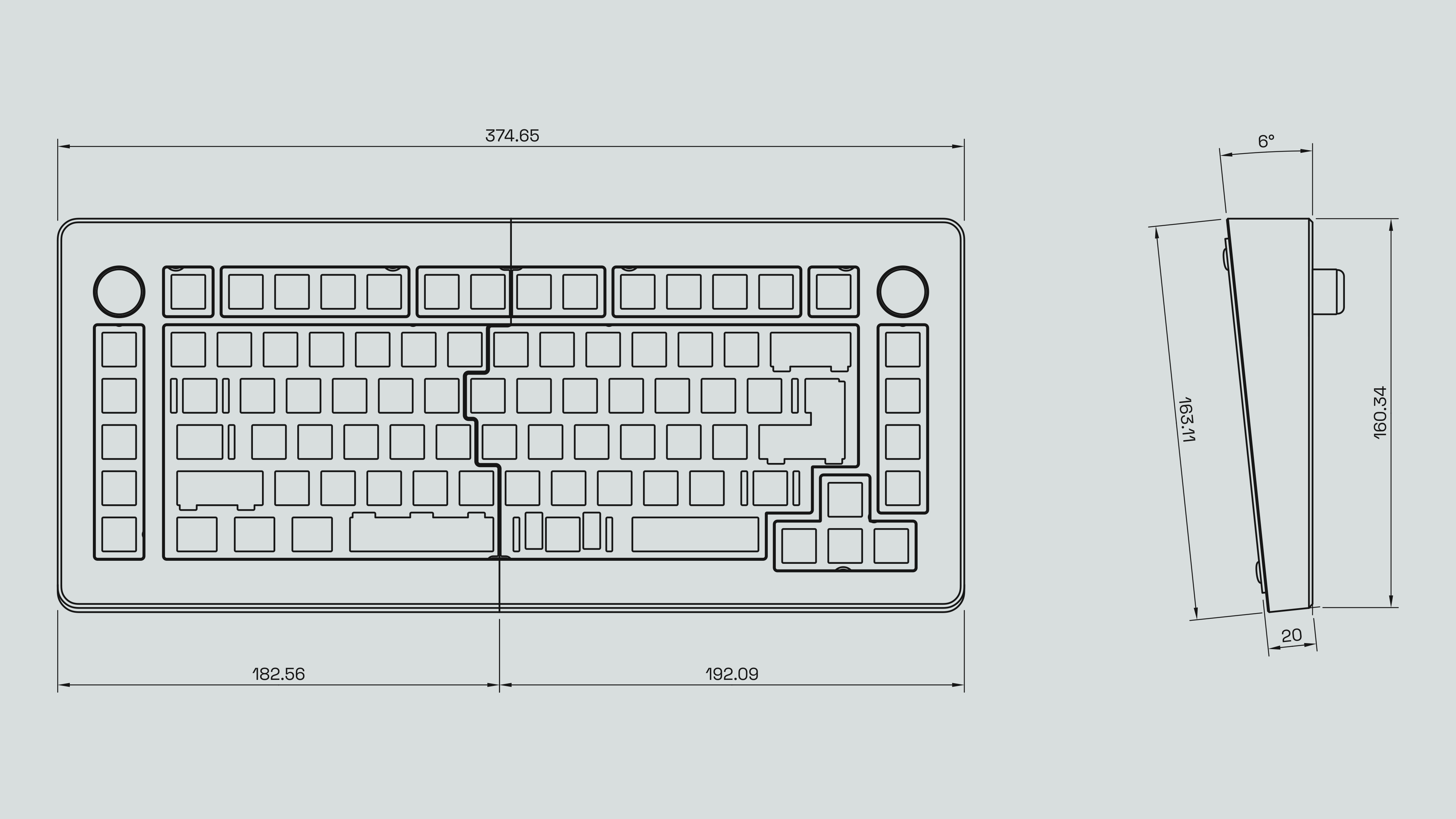 (Group Buy) Theseus75 Keyboard Kit