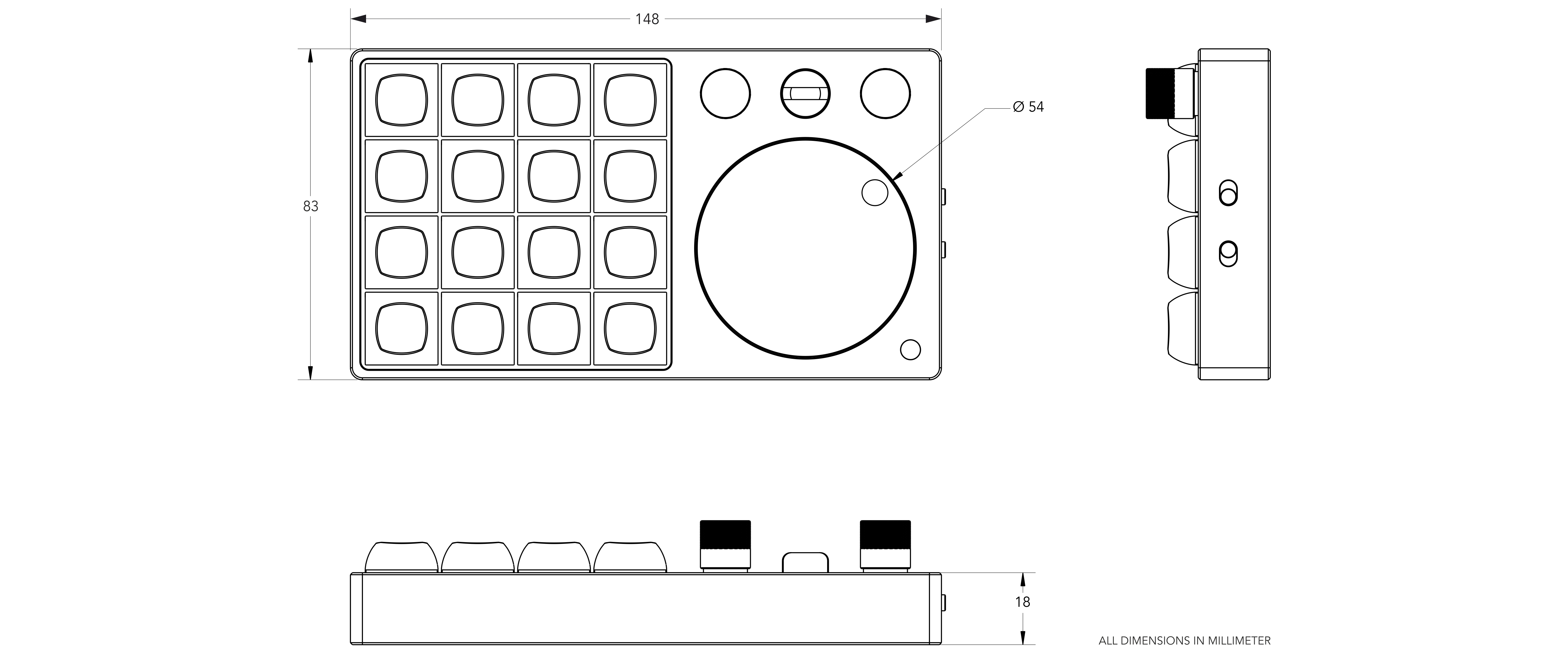 (In Stock) Binepad BNK16 Macropad