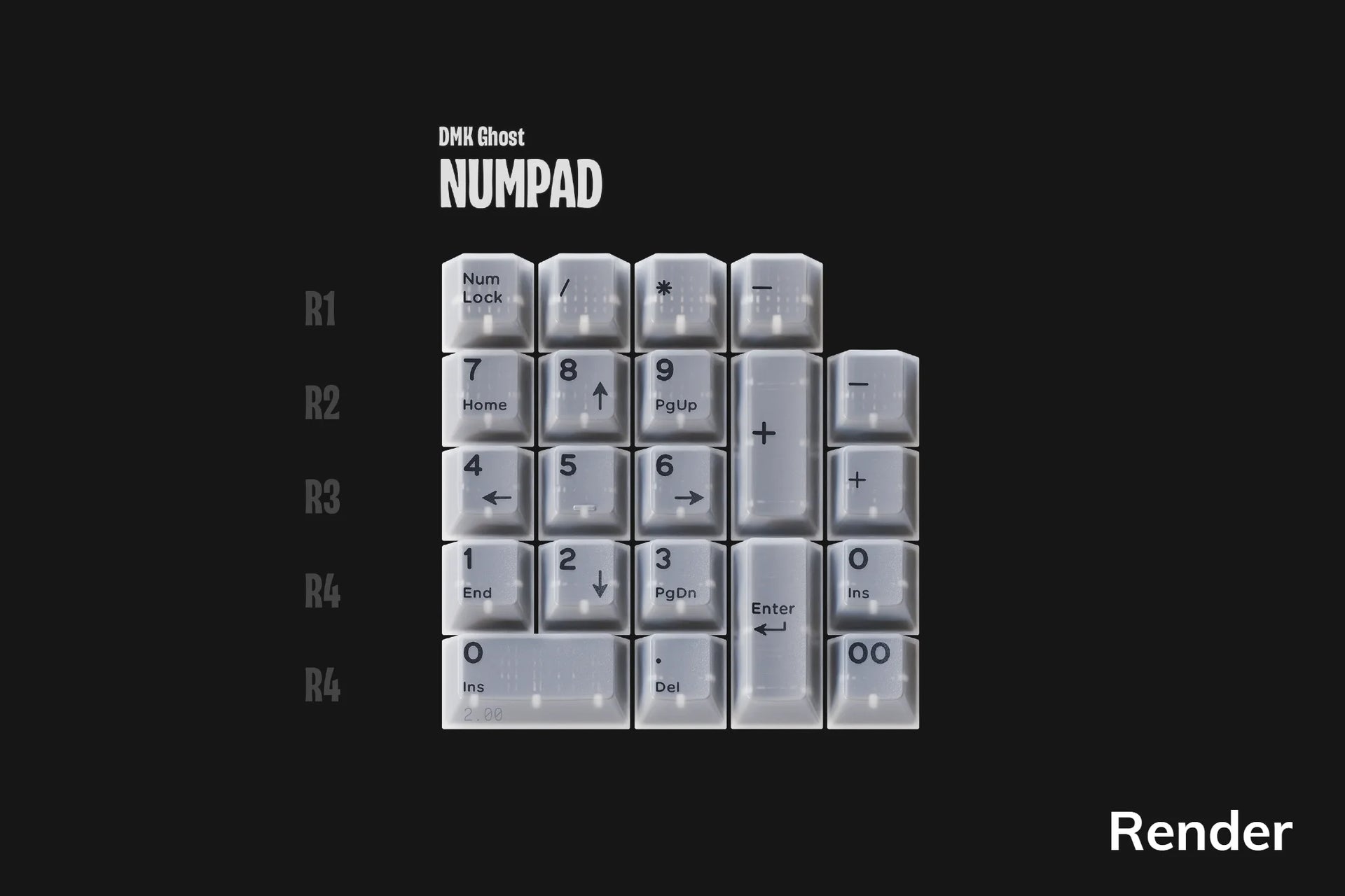 Protozoa) Domikey Ghost Keycaps