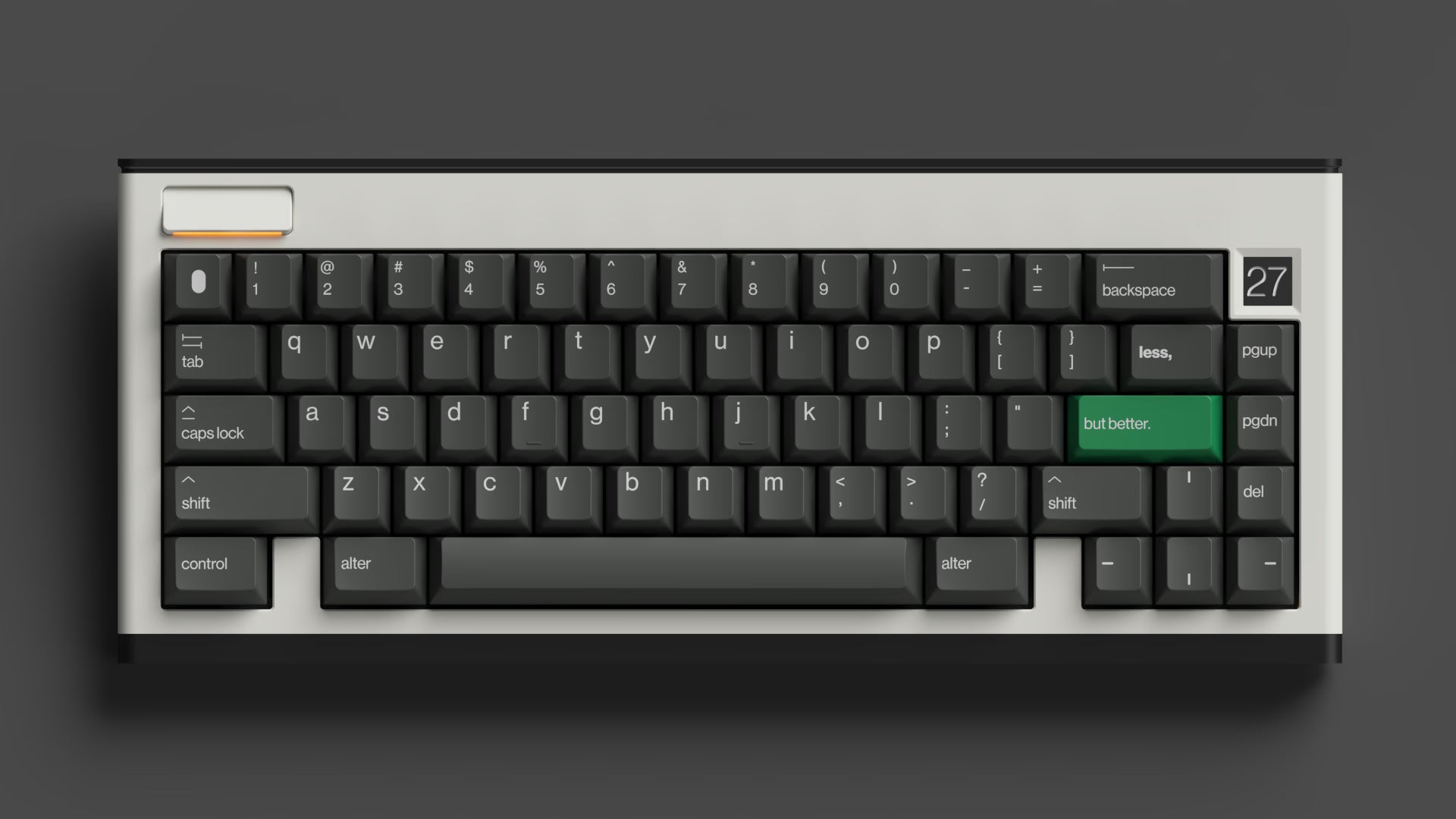 (Coming Soon) PBTfans x Openkey Design Less But Better Dark