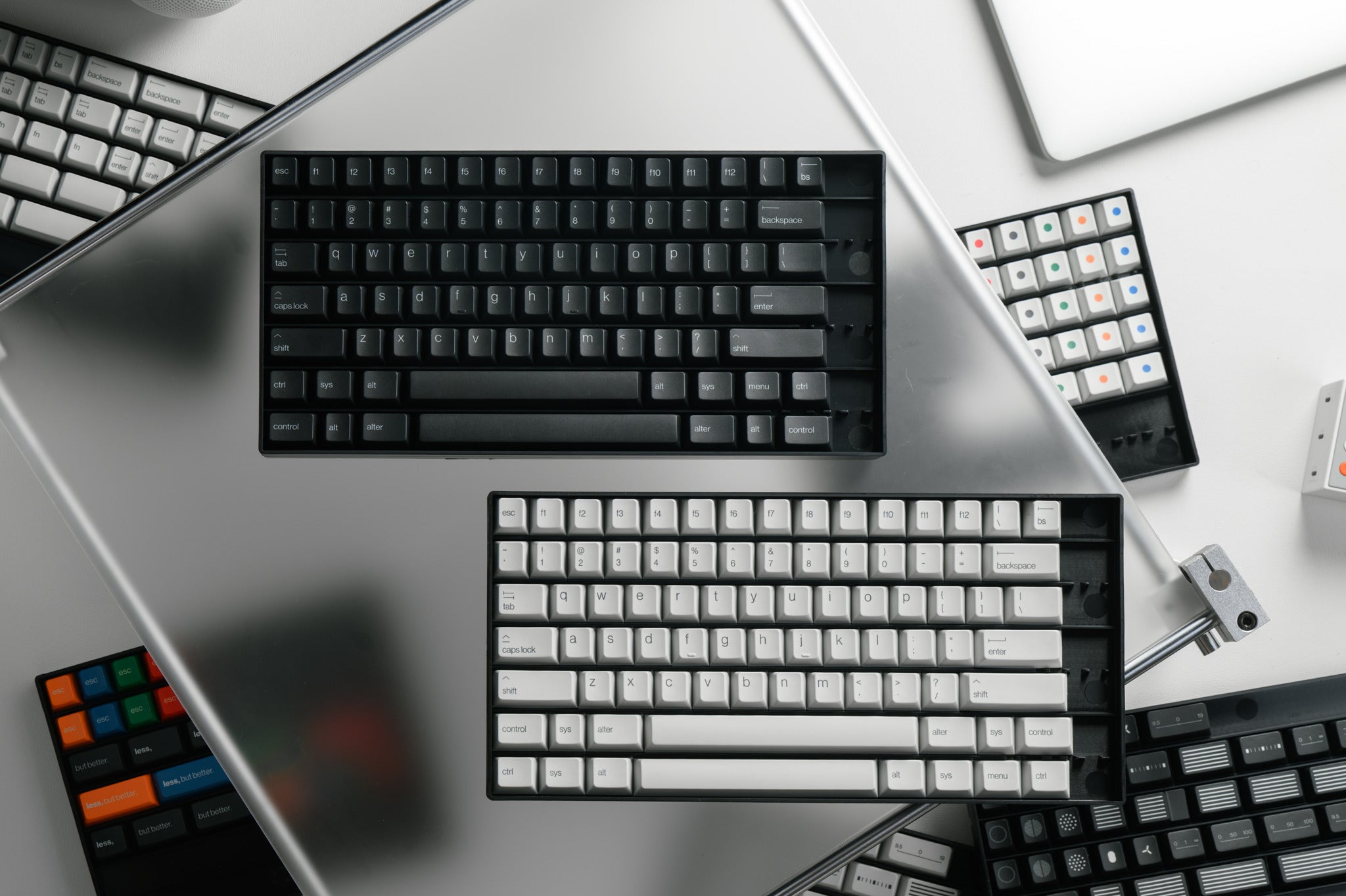 (Group Buy) PBTfans x Openkey Design Less But Better Dark