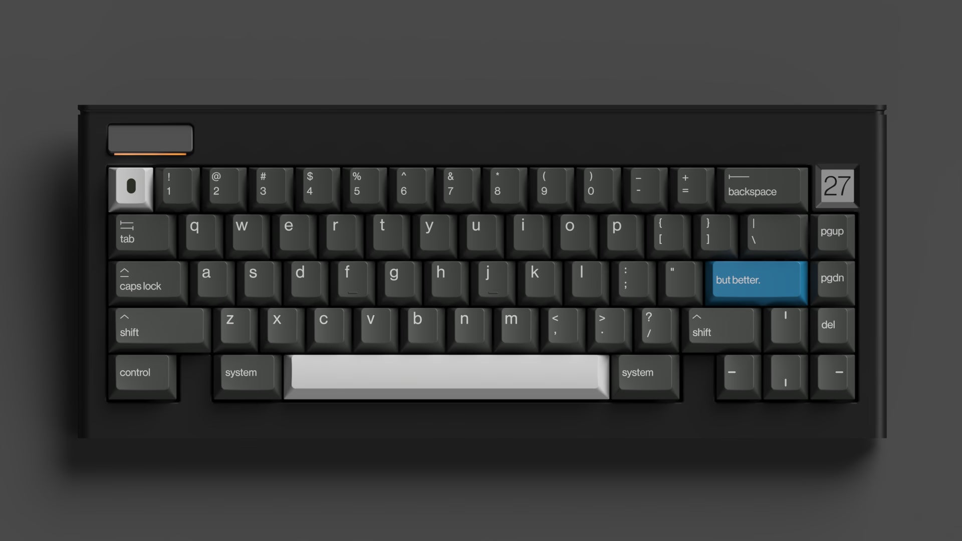 (Coming Soon) PBTfans x Openkey Design Less But Better Dark