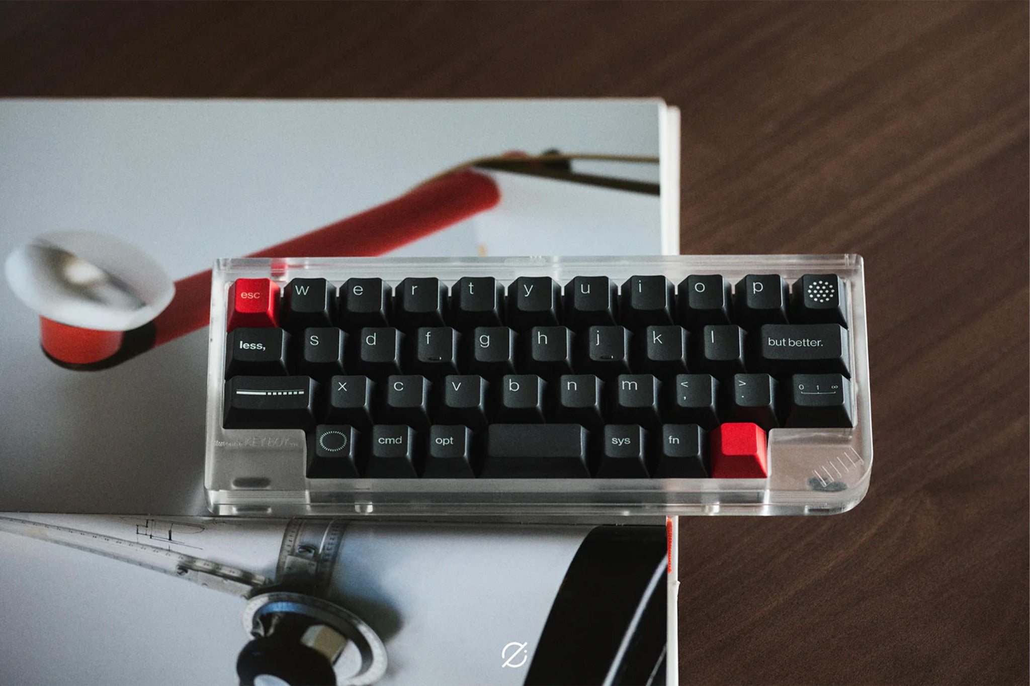 (Group Buy) PBTfans x Openkey Design Less But Better Dark