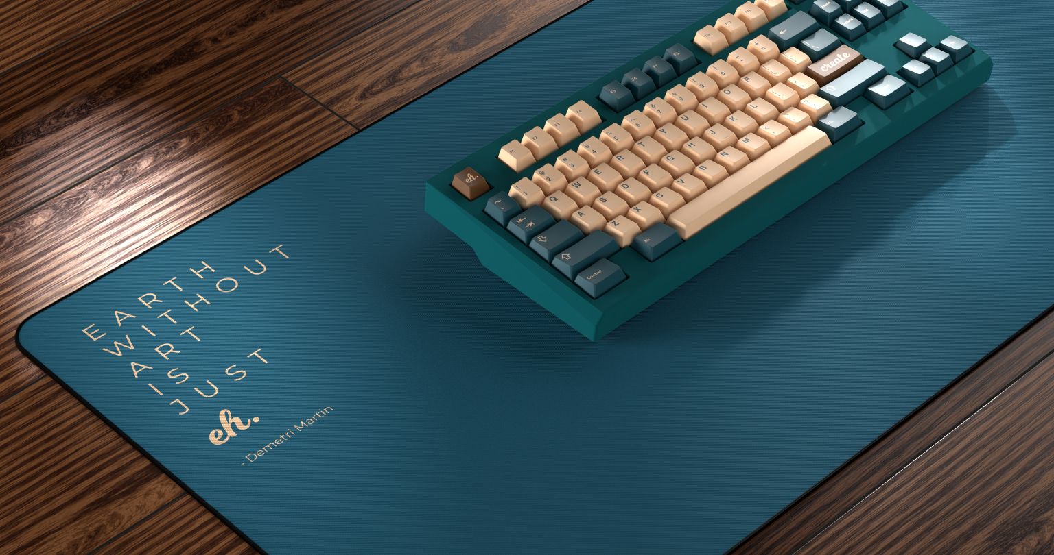 (In Stock) GMK Earth Tones Deskmats