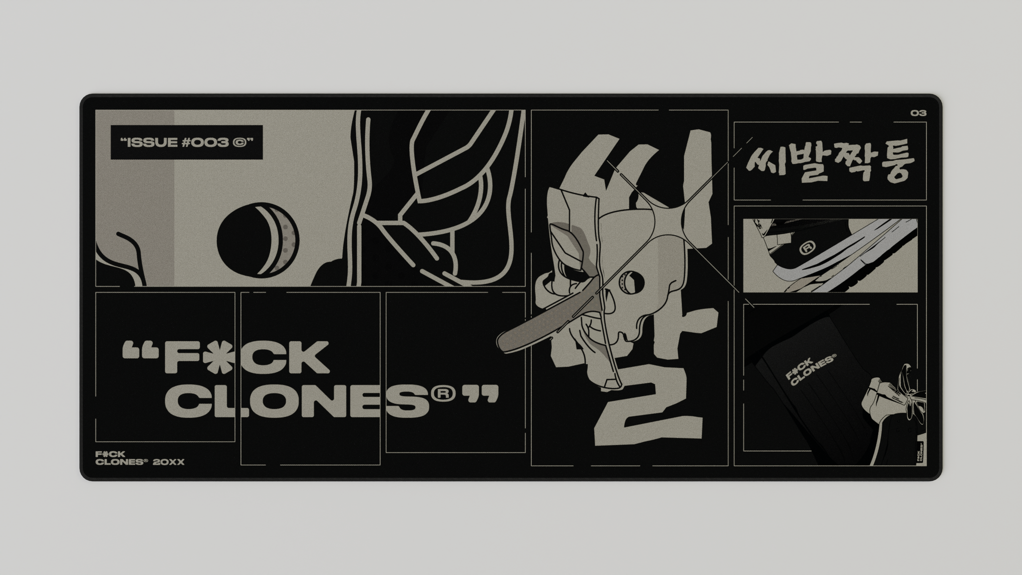 (In Stock) F—ckClones Deskmats