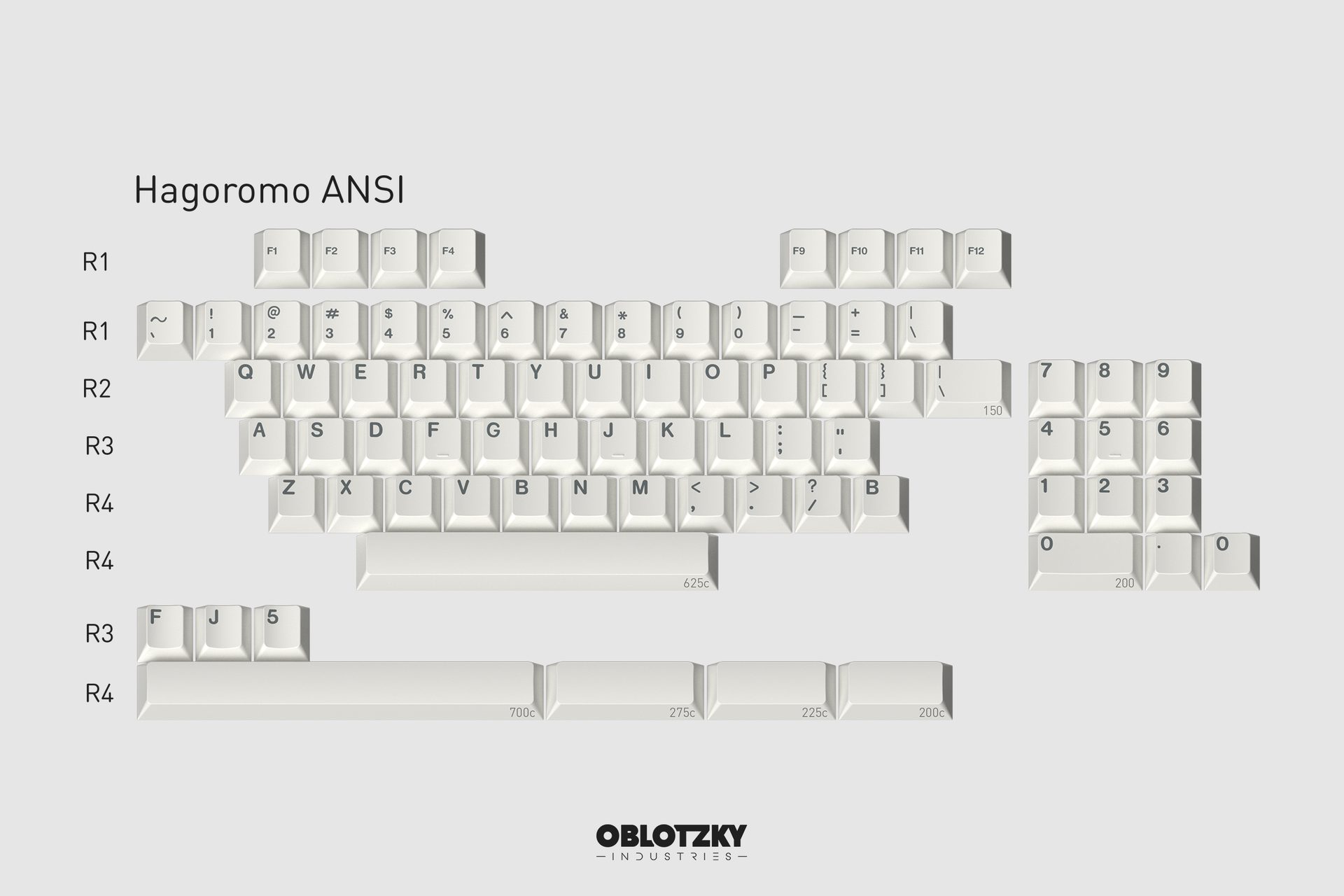 Pre-Order) GMK Oblivion Hagoromo ANSI / NorDe