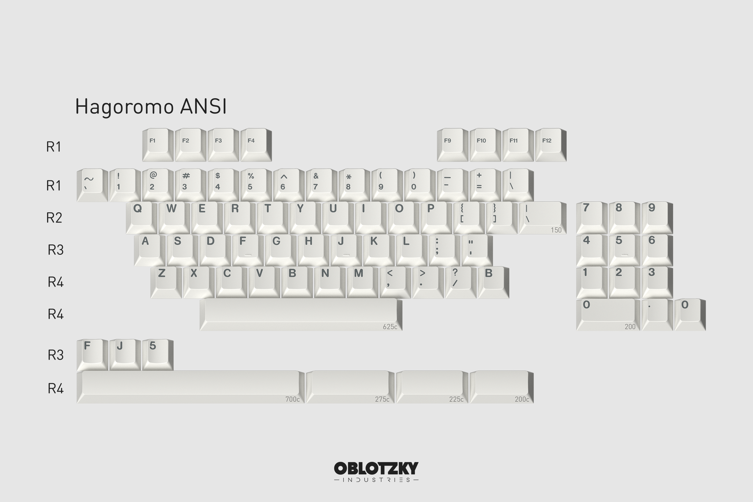 (Pre-Order) GMK Oblivion Hagoromo ANSI / NorDe