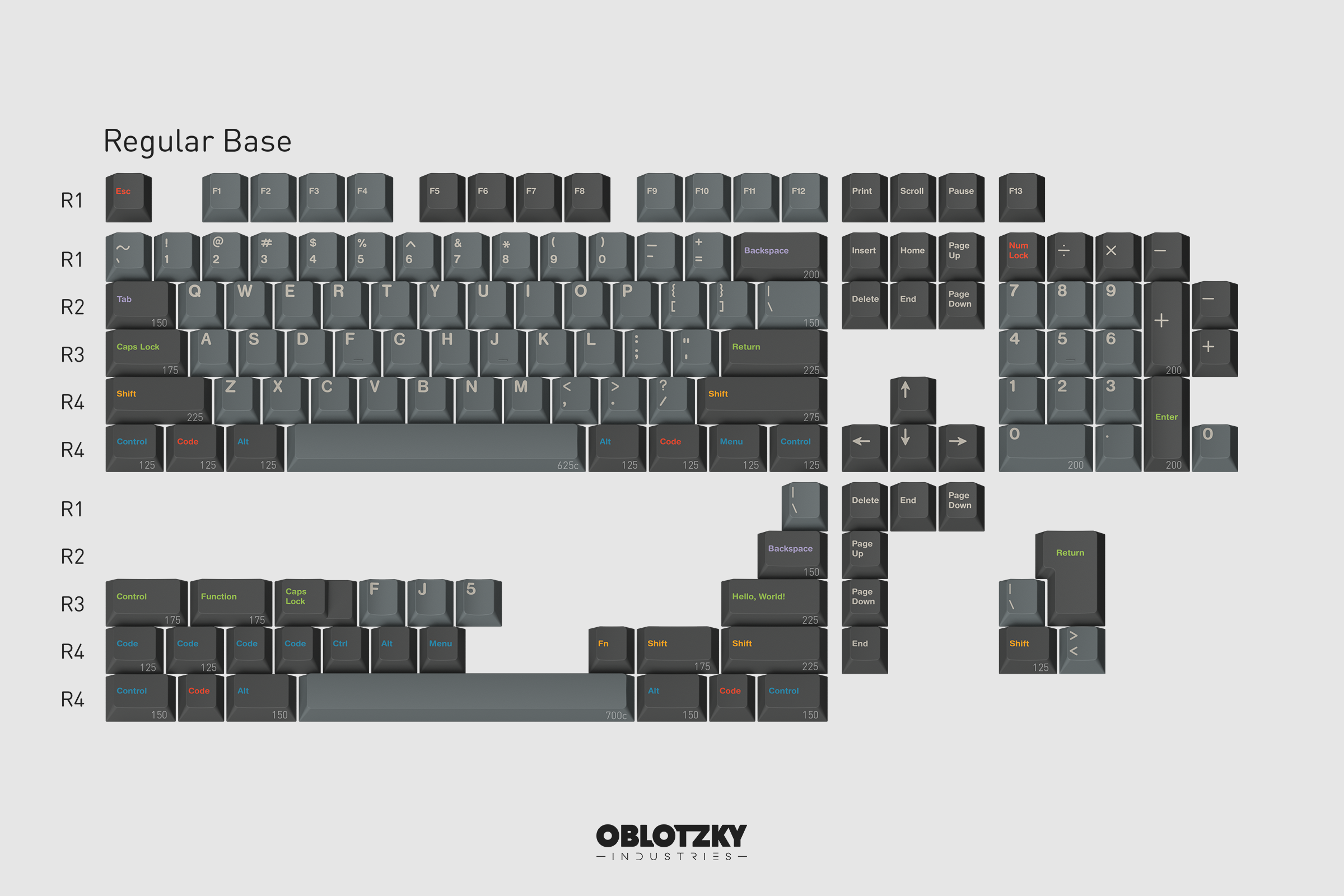 (In Stock) GMK Oblivion v3.1 Keycap Set