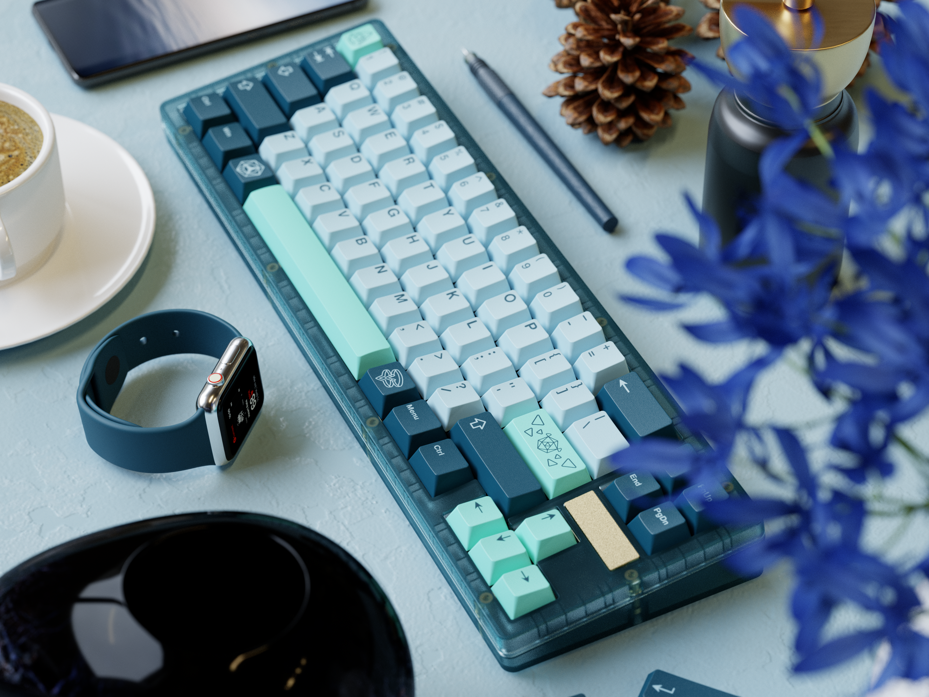 (Group Buy) WS Entwined Flowers Keycap Set