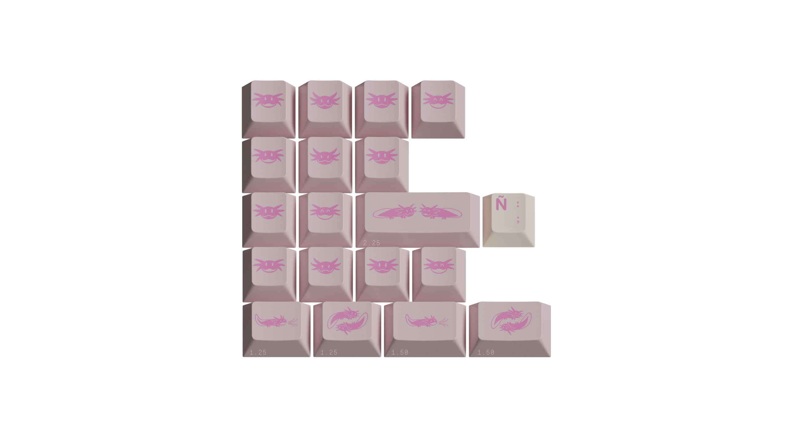 (In Stock) ePBT Axolotls Keyset