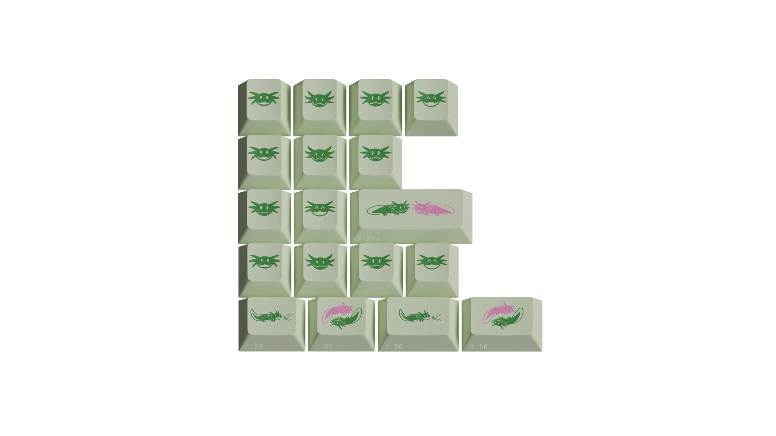 (In Stock) ePBT Axolotls Keyset