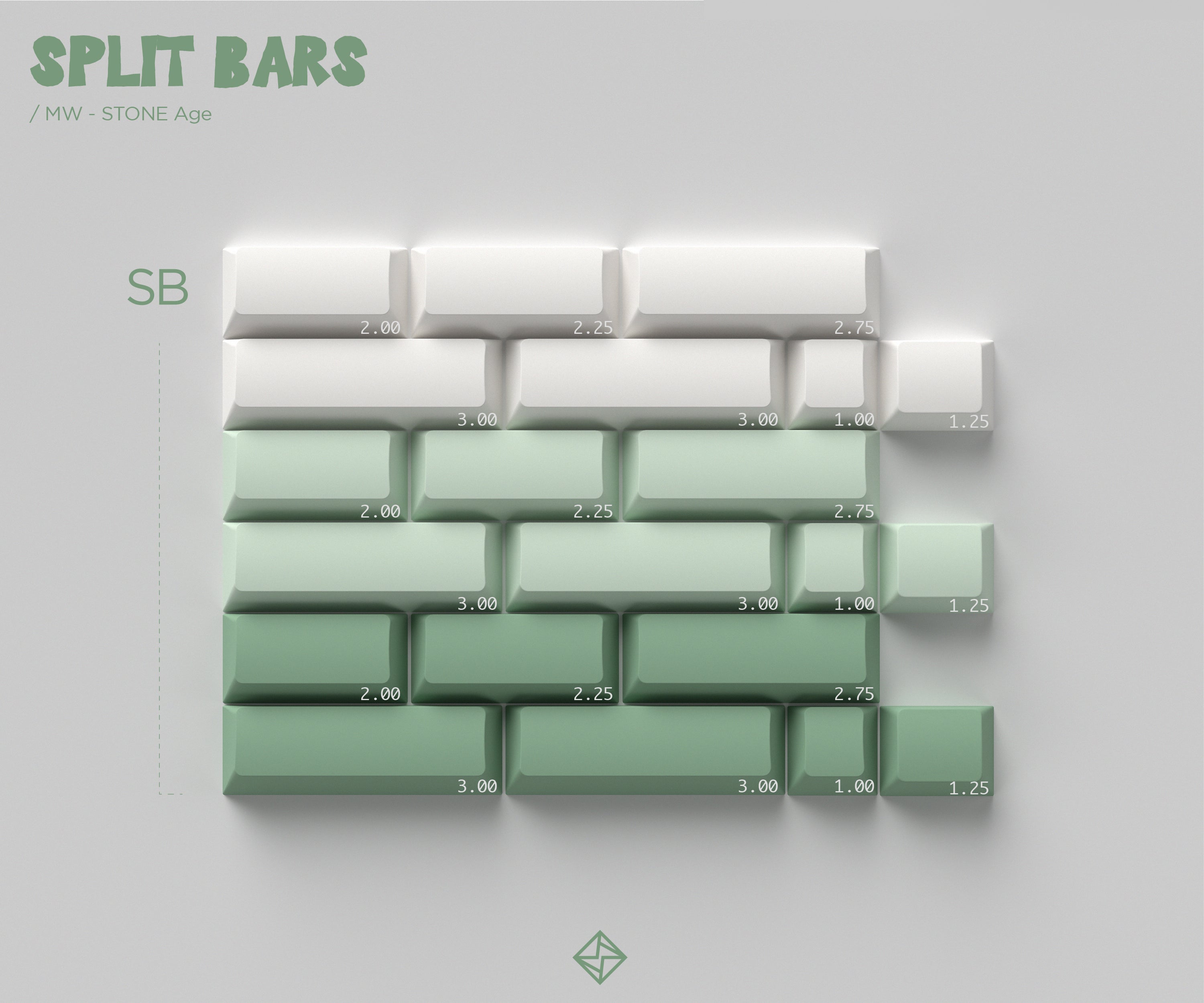 (In Stock) MW Stone Age Keyset